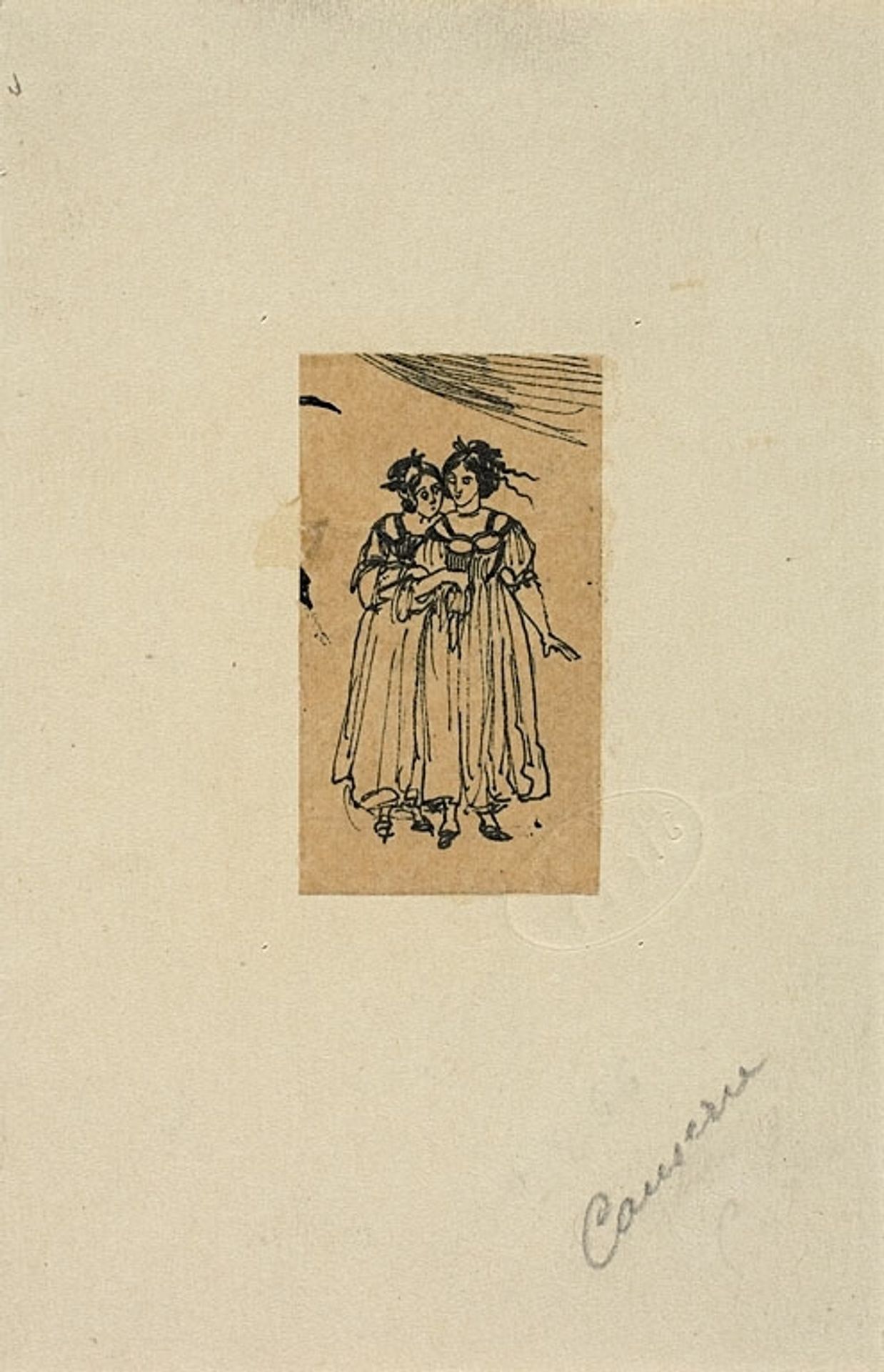 Conversation by Rodolphe Bresdin