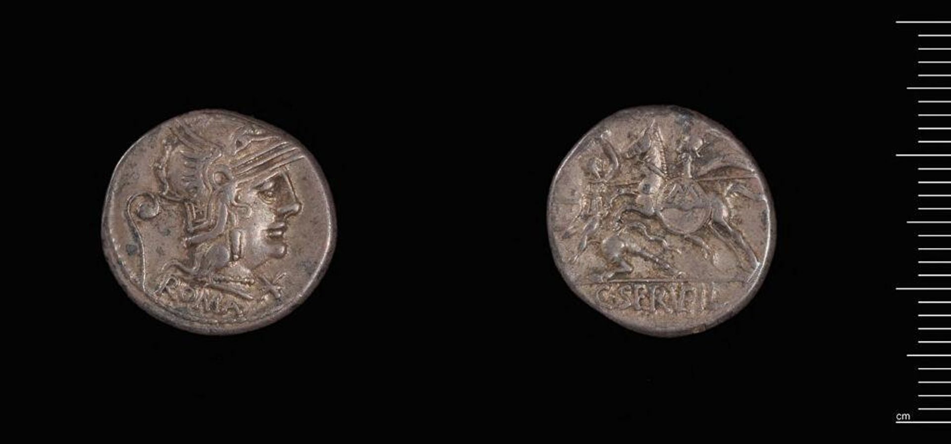 Denarius of C. Servilius Vatia, Rome by Moneyer: C. Servilius Vatia