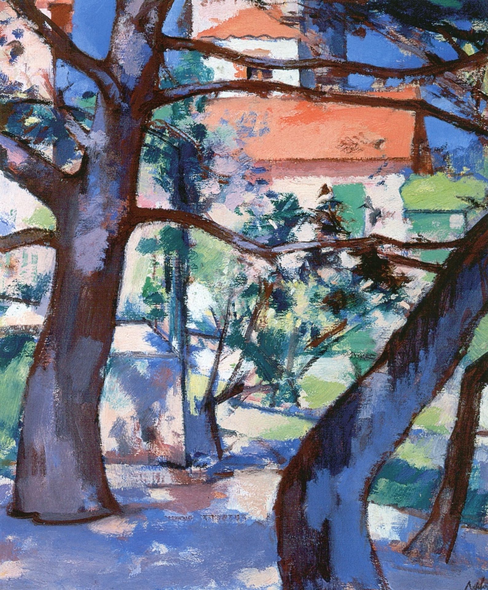 Landscape, Cassis, France by Samuel Peploe