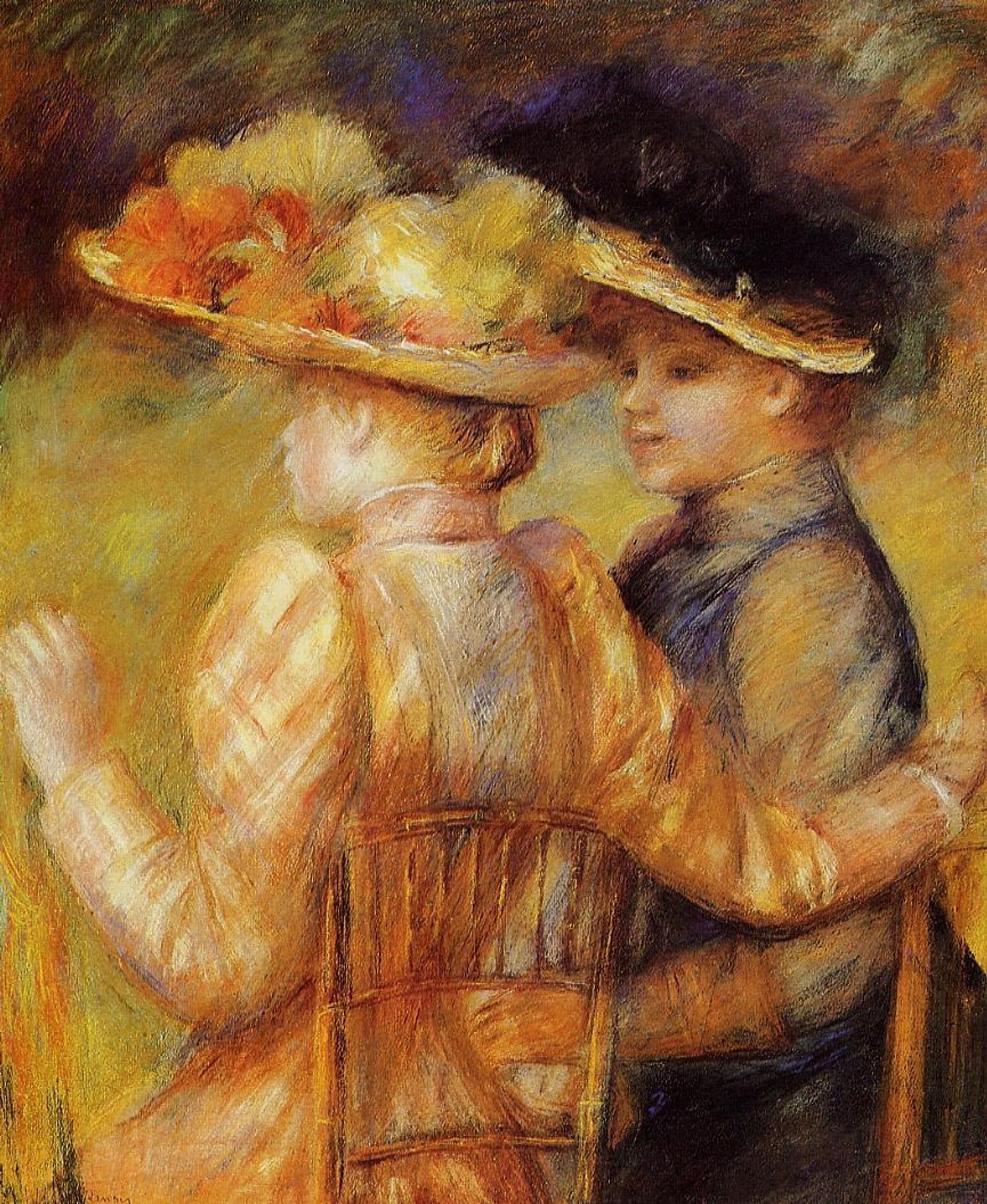 Two Women in a Garden by Pierre-Auguste Renoir