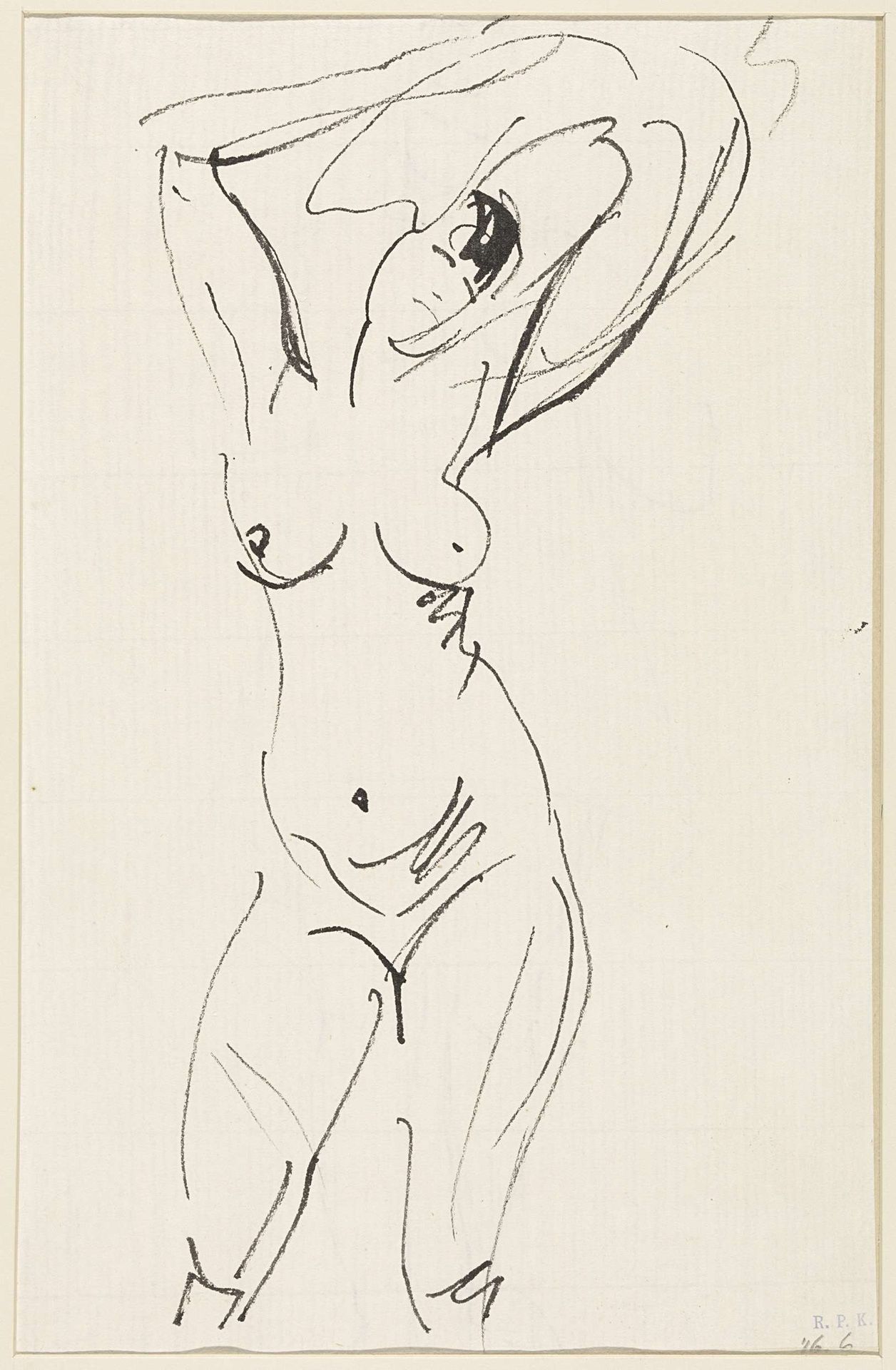 Standing Female Nude by Rik Wouters
