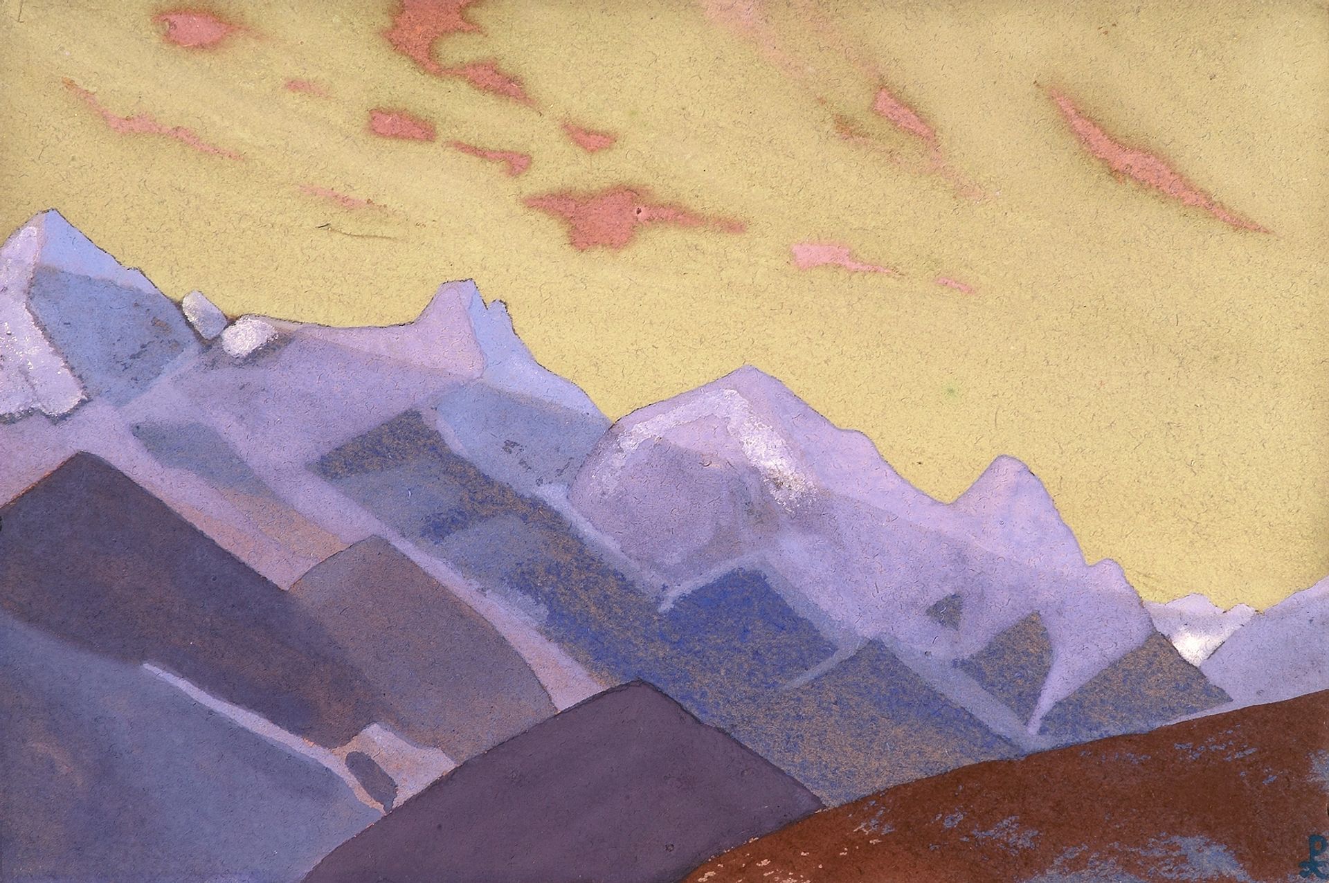 Ridge. Approaches to Everest by Nicholas Roerich