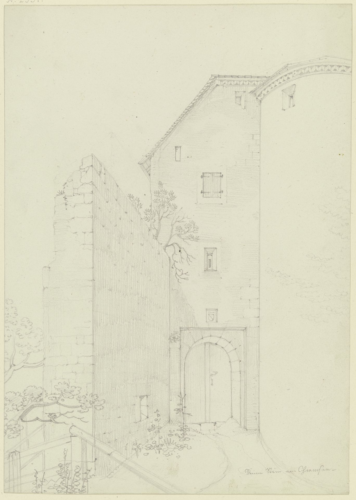 Stein Castle at the Chiemsee by Karl Ballenberger