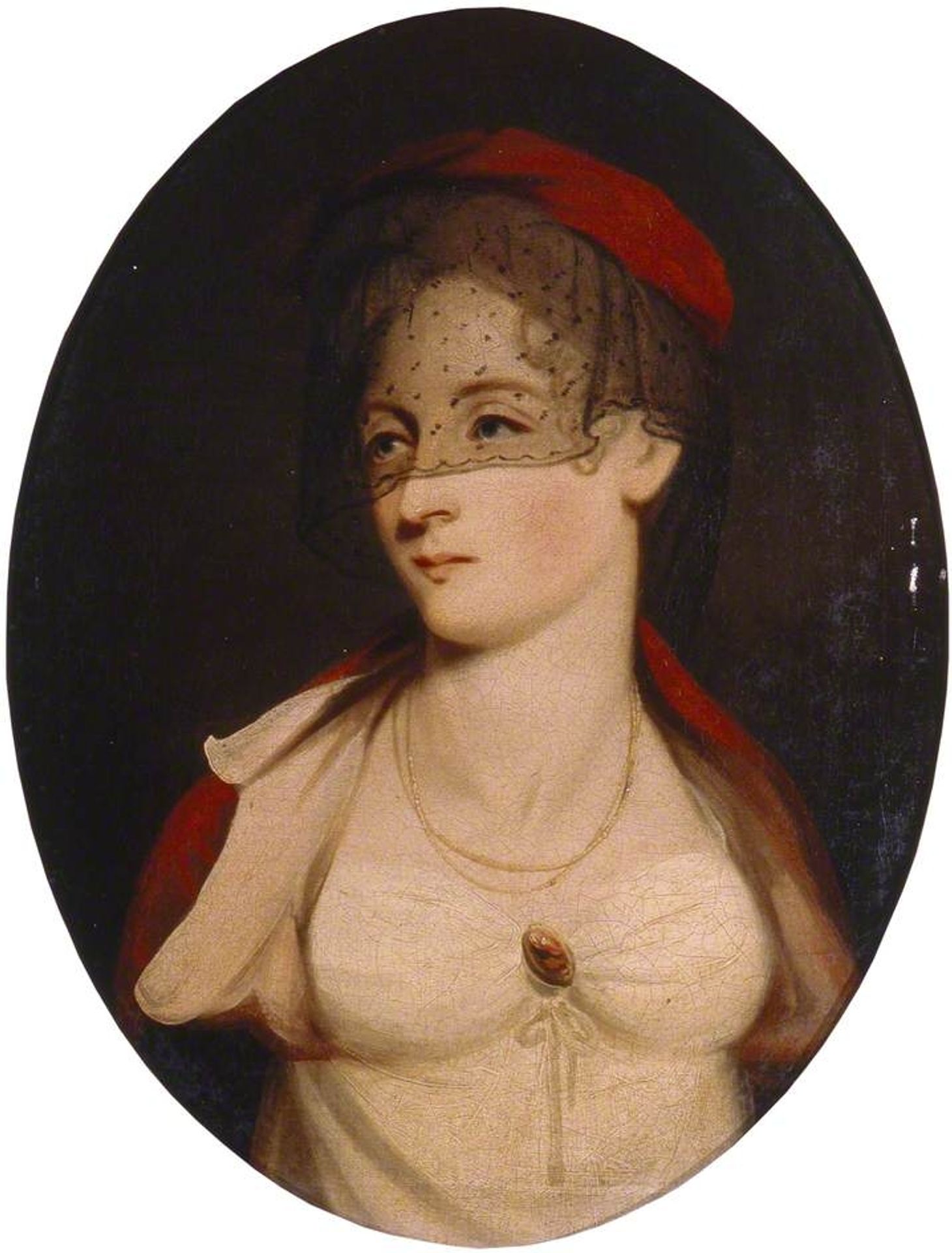 A Veiled Lady by George Romney