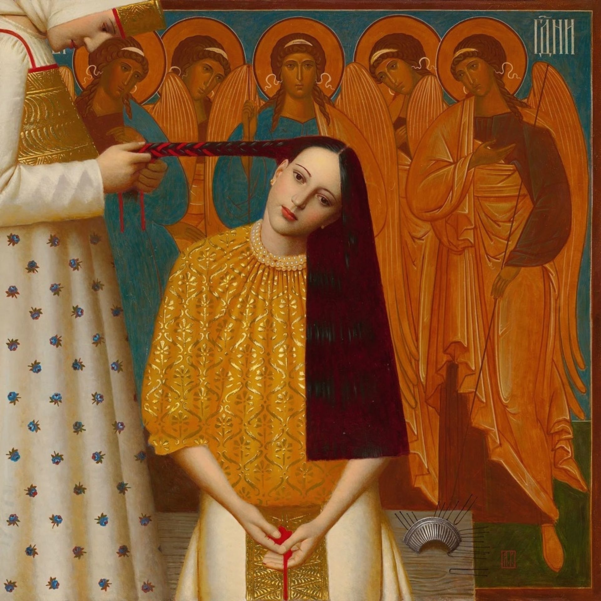 The unplaiting of the hair by Andrey Remnev