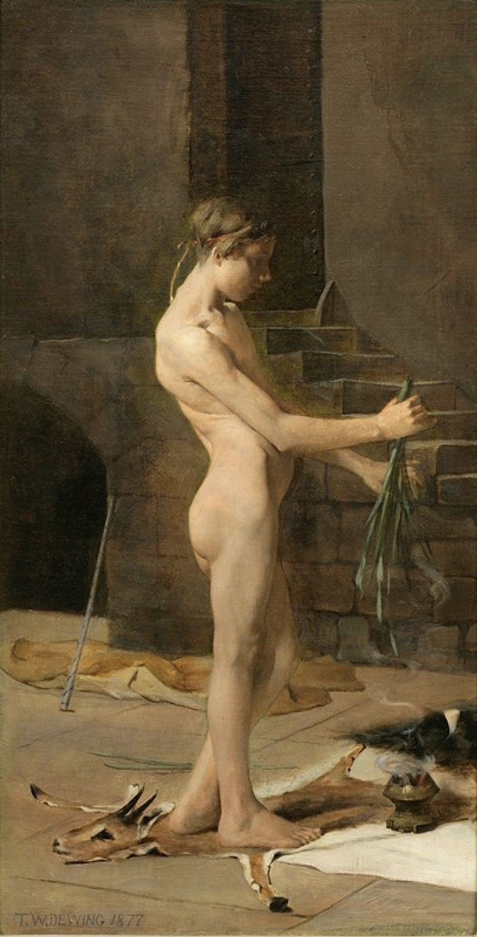 The Sorcerer’s Slave by Thomas Wilmer Dewing