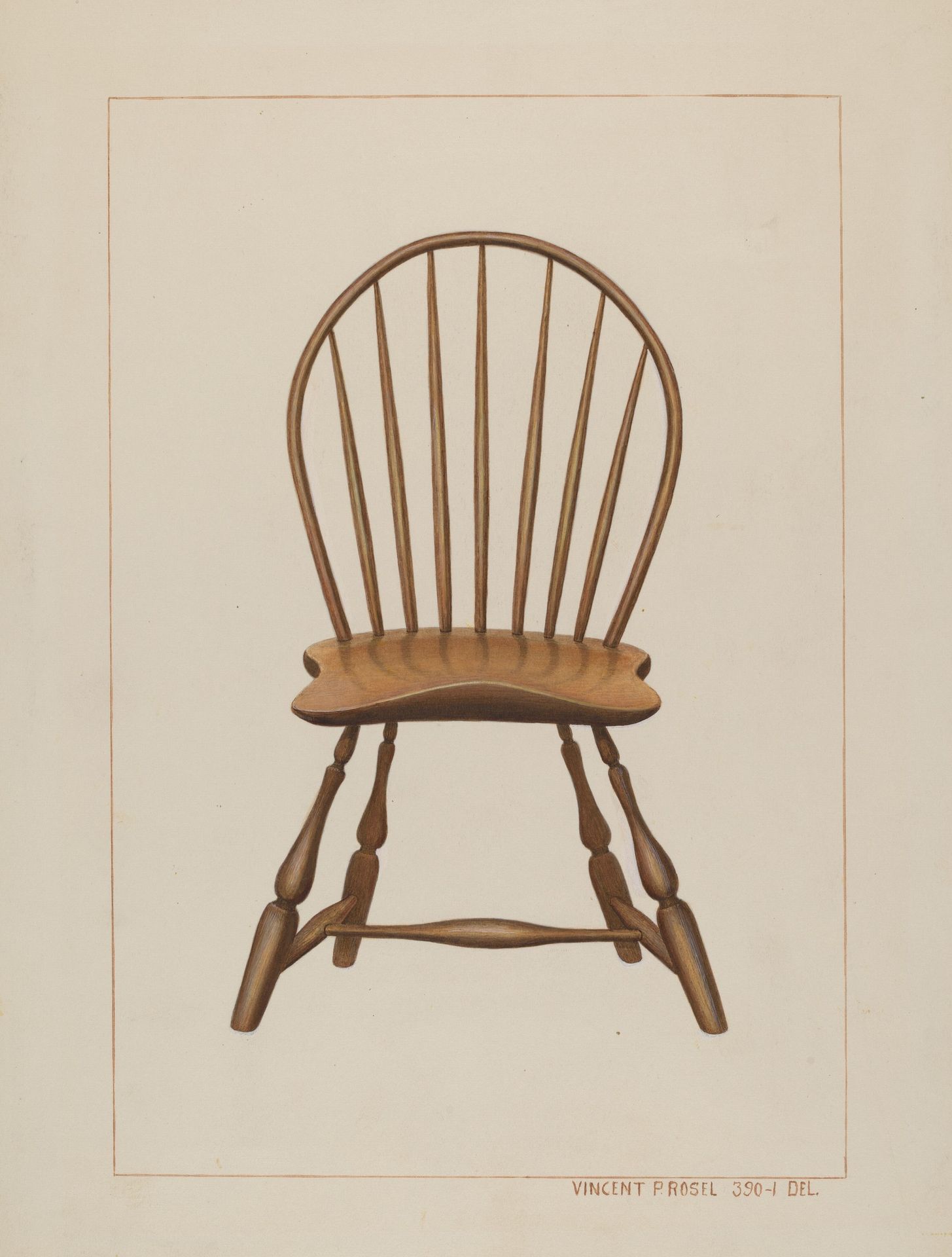Windsor Fan-back Chair by Vincent P. Rosel