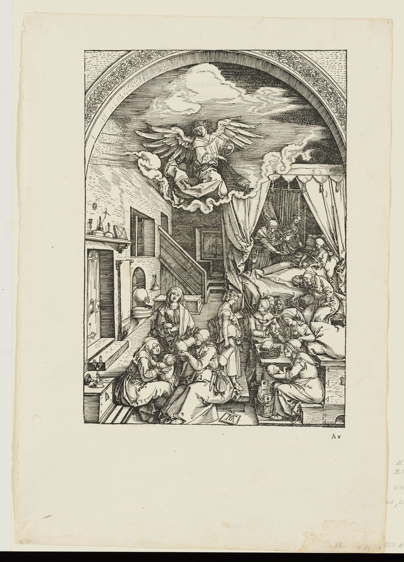 The Nativity of the Virgin by Albrecht Durer