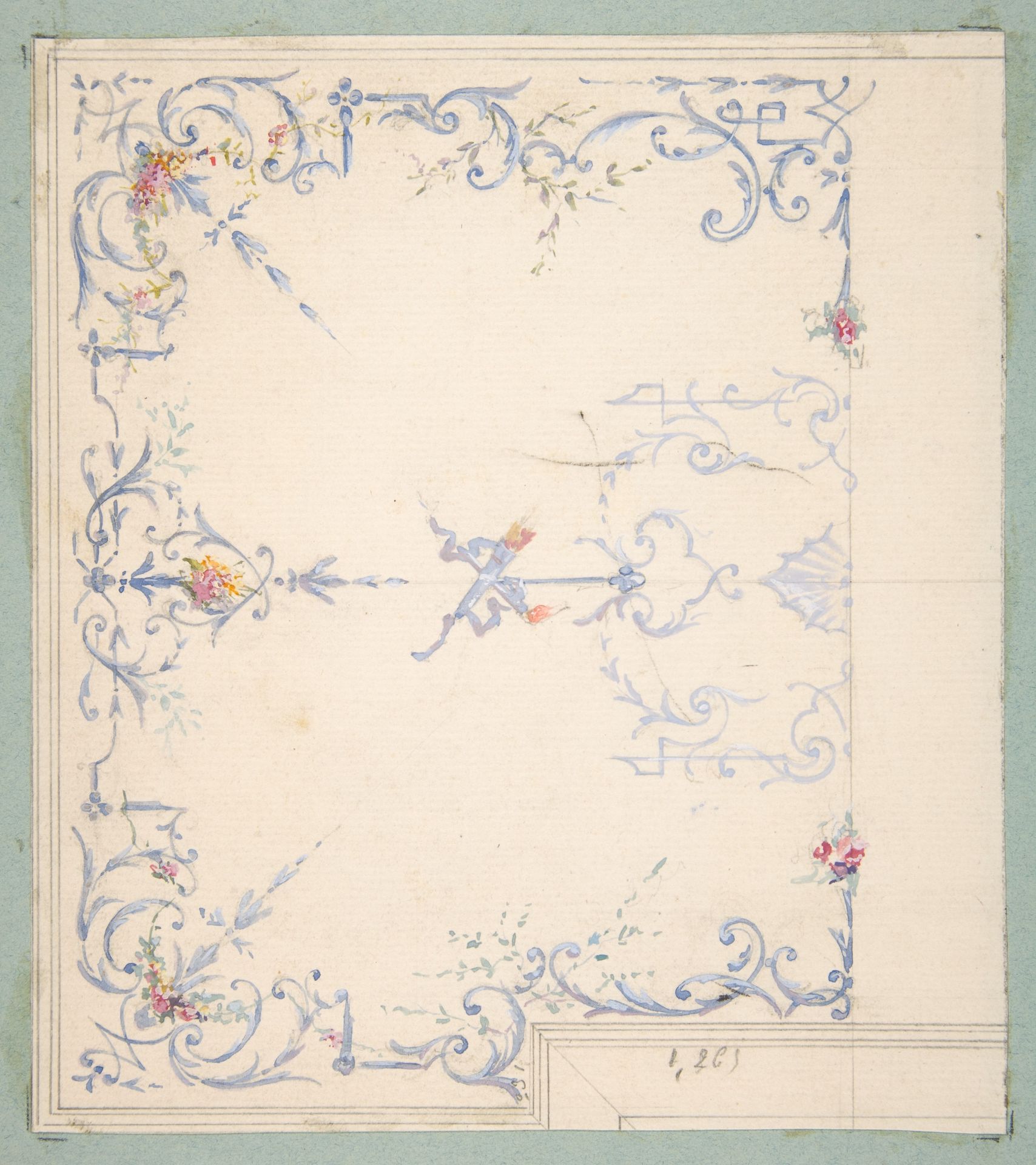 Design for a ceiling by Jules-Edmond-Charles Lachaise