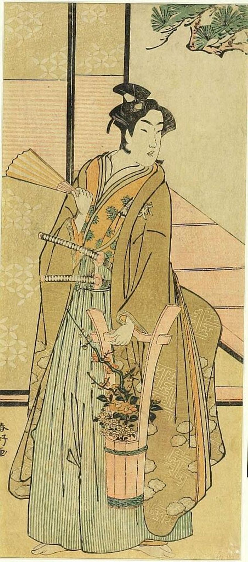 Actor Nakamura KUMETARO AS A KOSHO by Katsukawa ShunkÅ