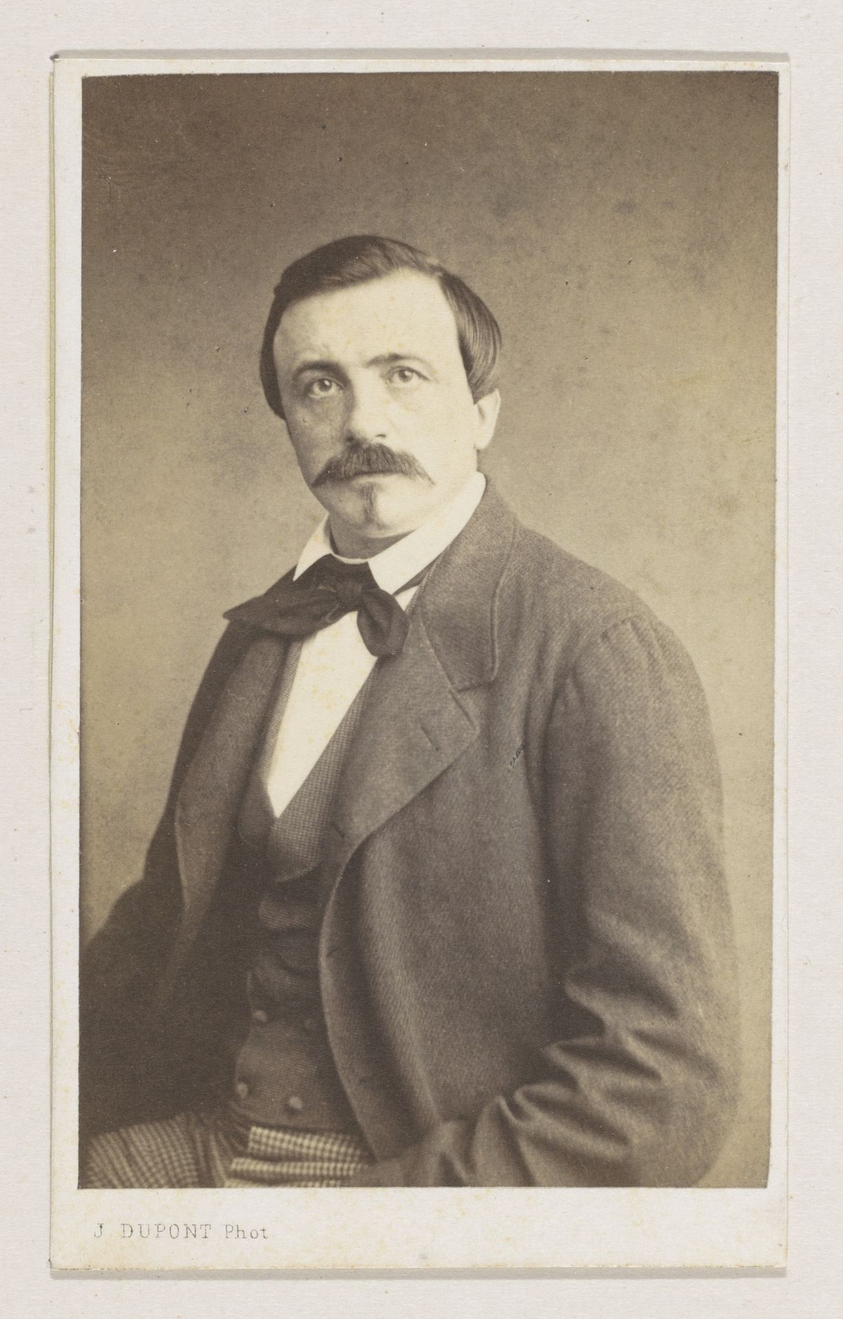 Portret van de schilder Moshelès, halffiguur by Joseph Dupont