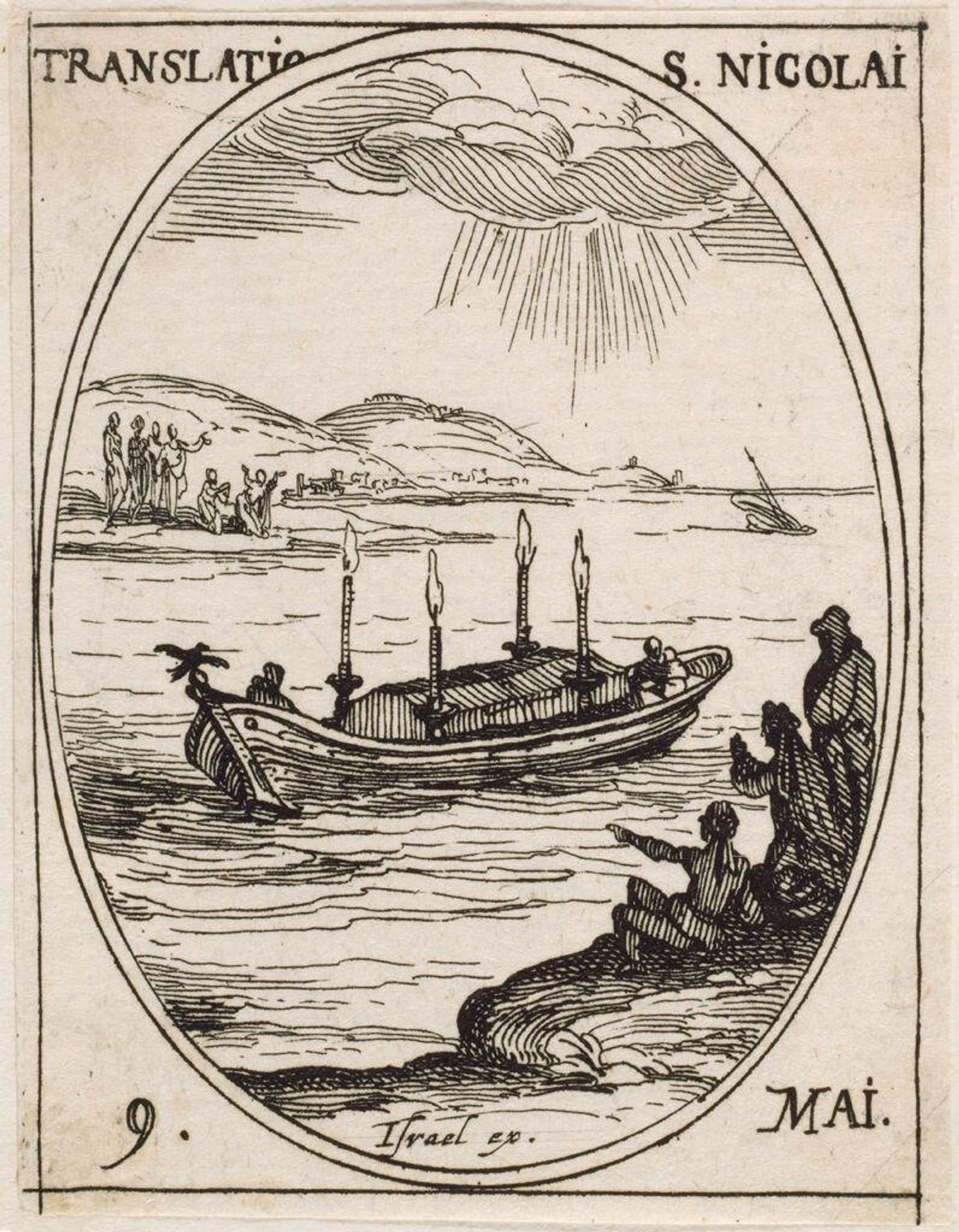 Translation of the Body of Saint Nicholas by Jacques Callot