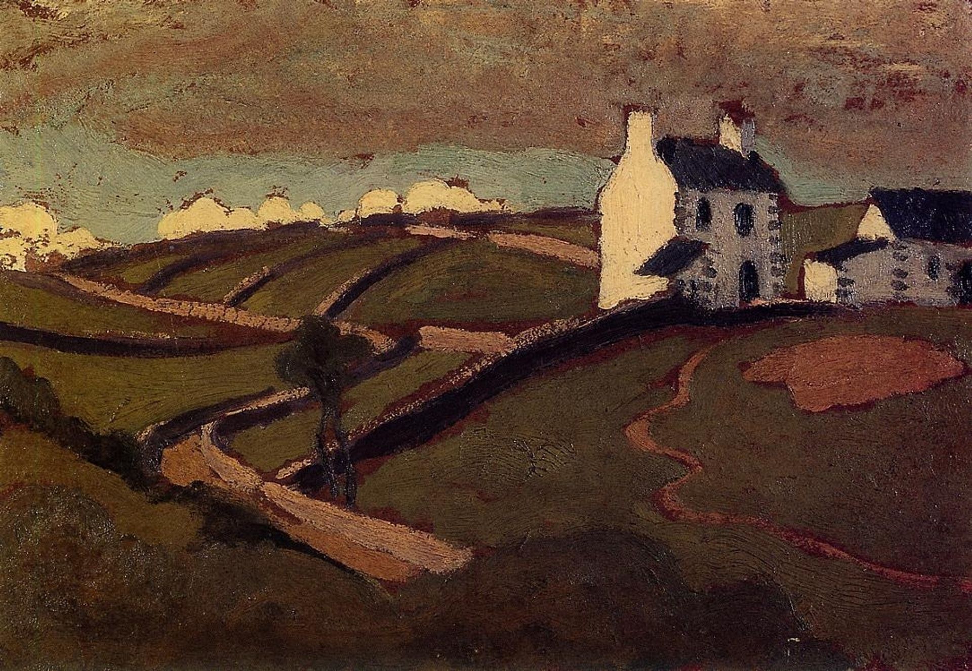 White House at Audierne by Roger de La Fresnaye