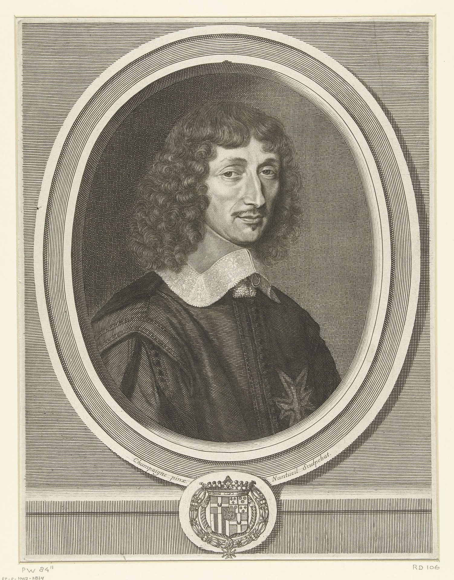 Portret van Henri de Guénégaud by Robert Nanteuil