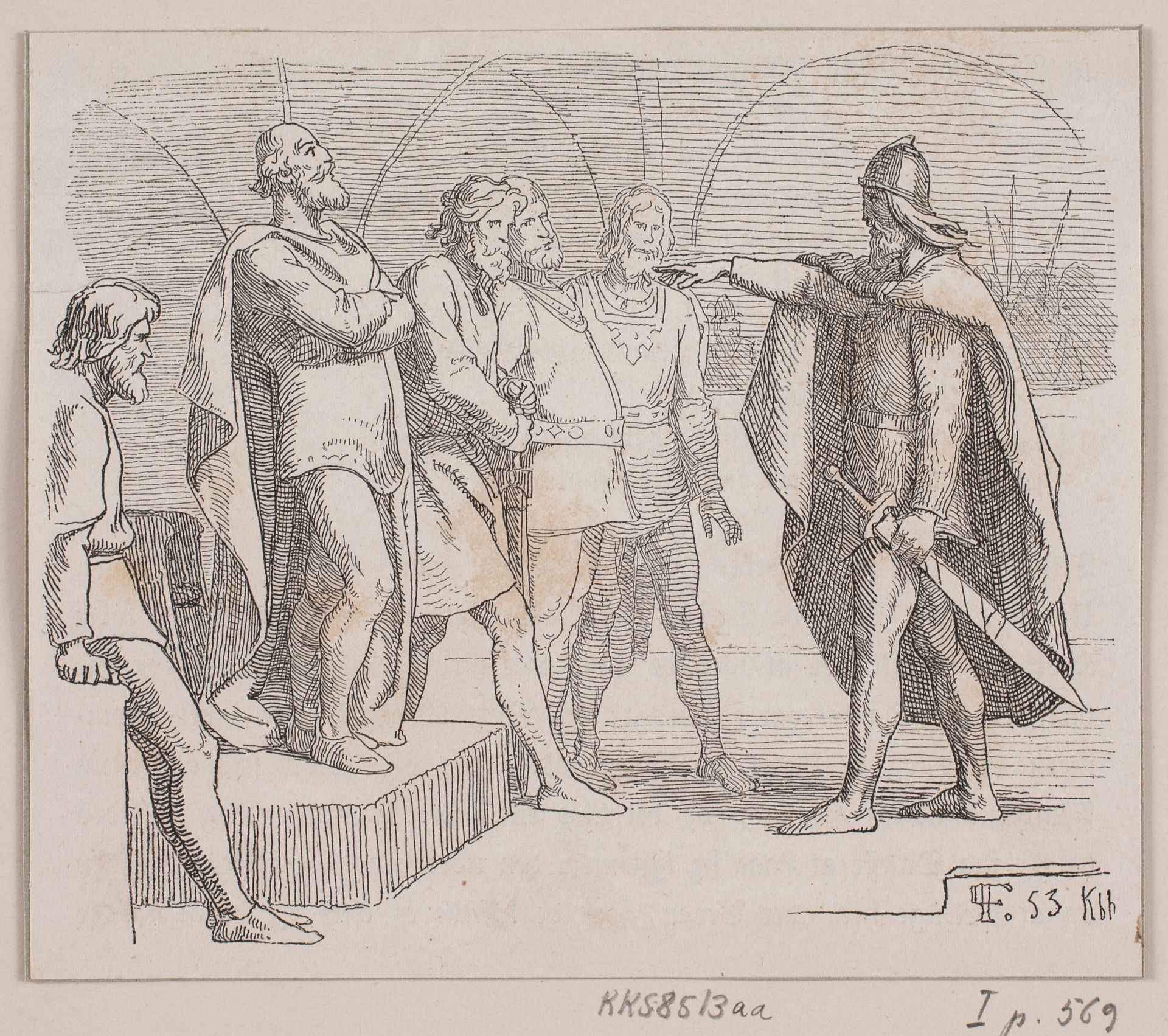 Illustration til "Mellemriget og opløsningstilstanden" by Anonymous