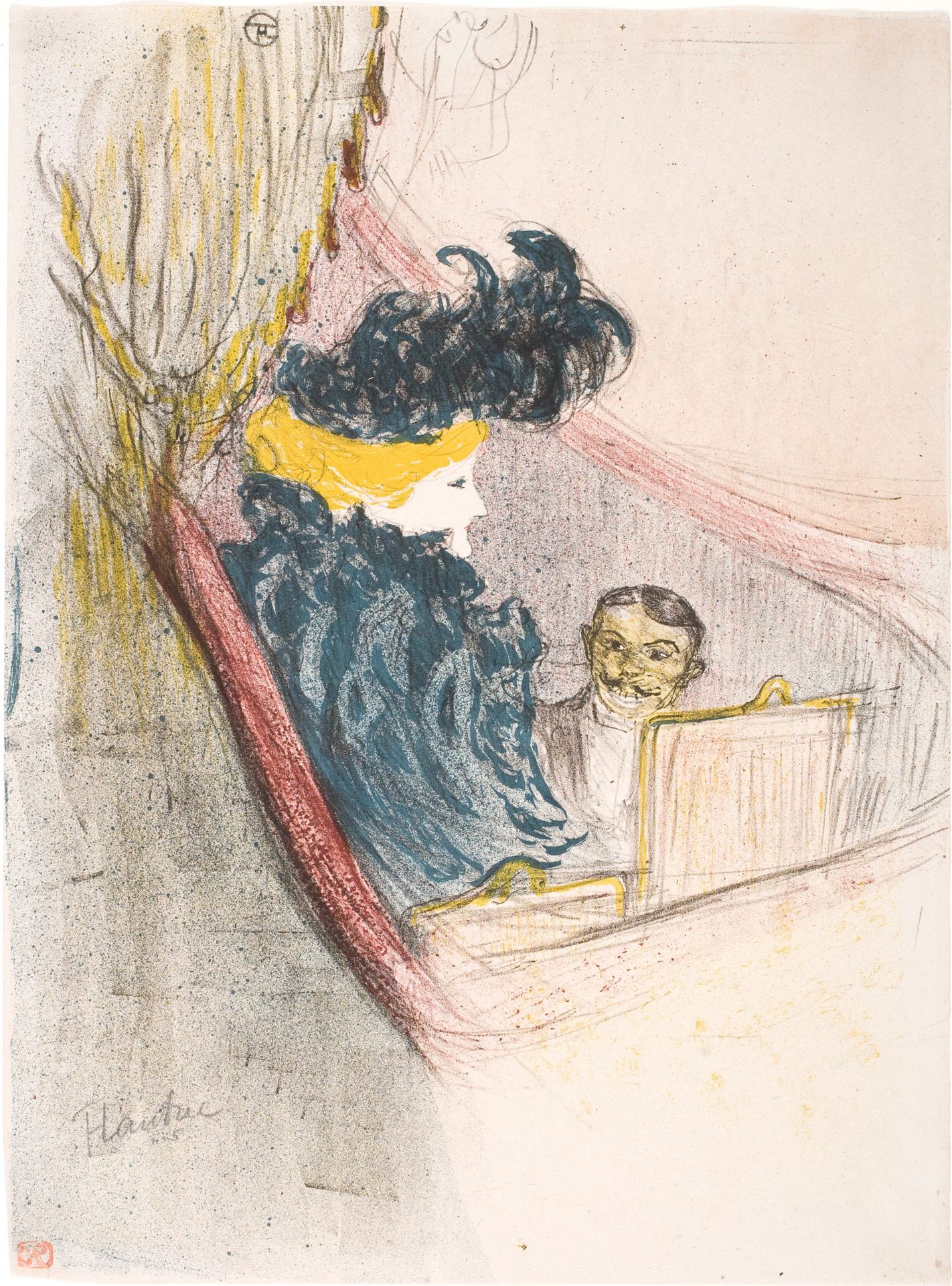 Idylle princière by Henri de Toulouse-Lautrec