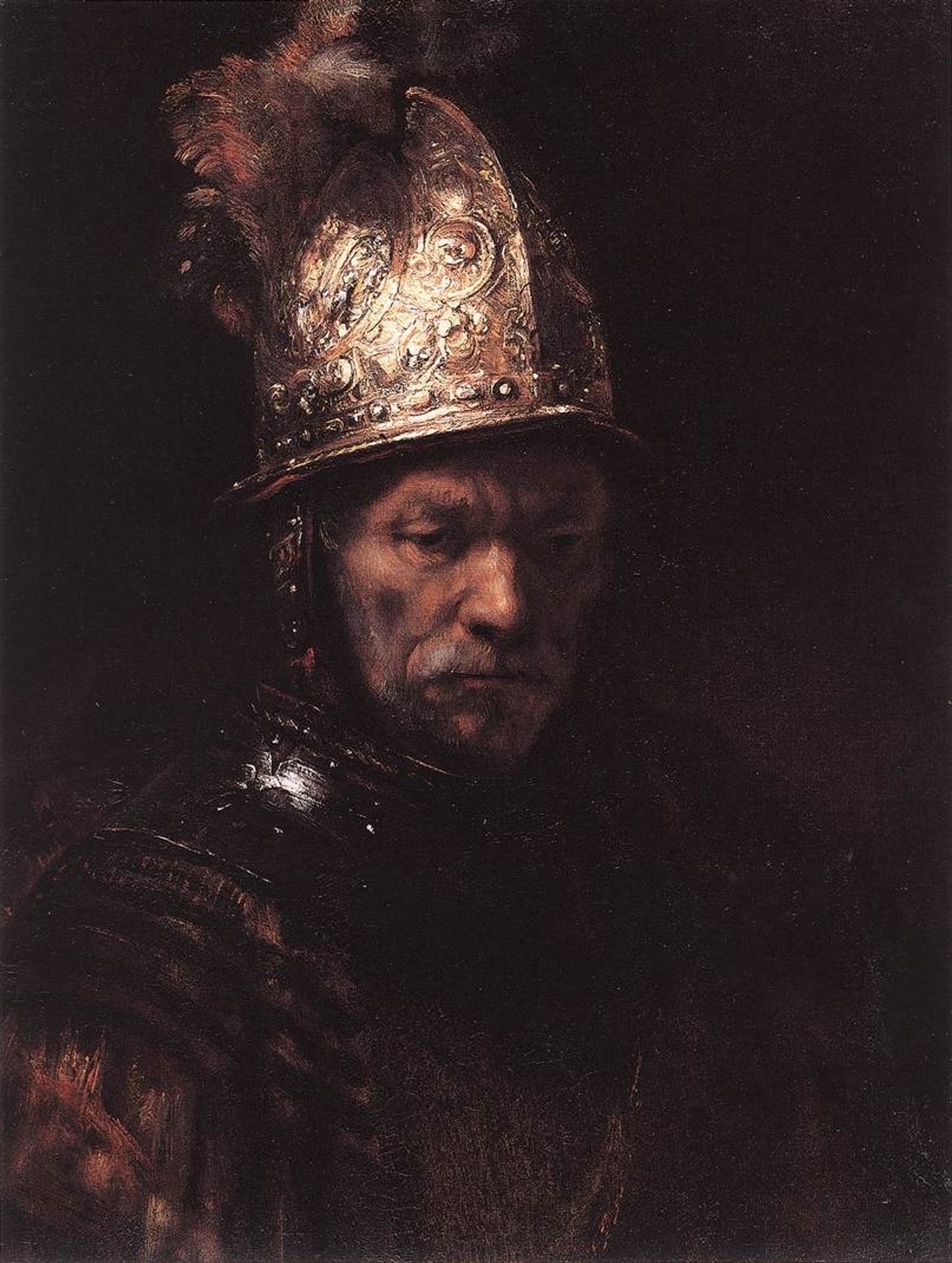 Man in a Golden Helmet by Rembrandt van Rijn