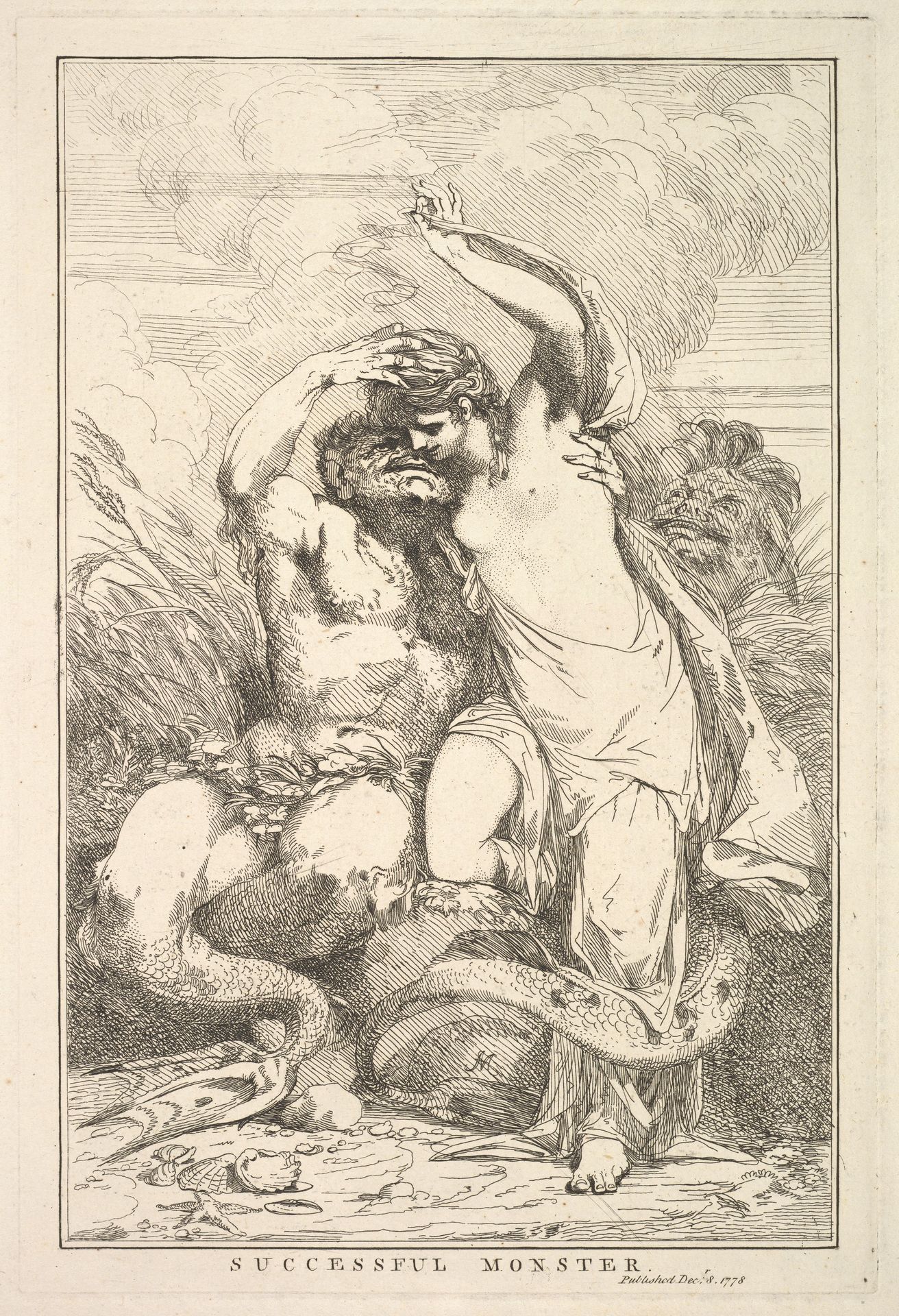 Successful Monster (from "Fifteen Etchings Dedicated to Sir Joshua Reynolds") by John Hamilton Mortimer