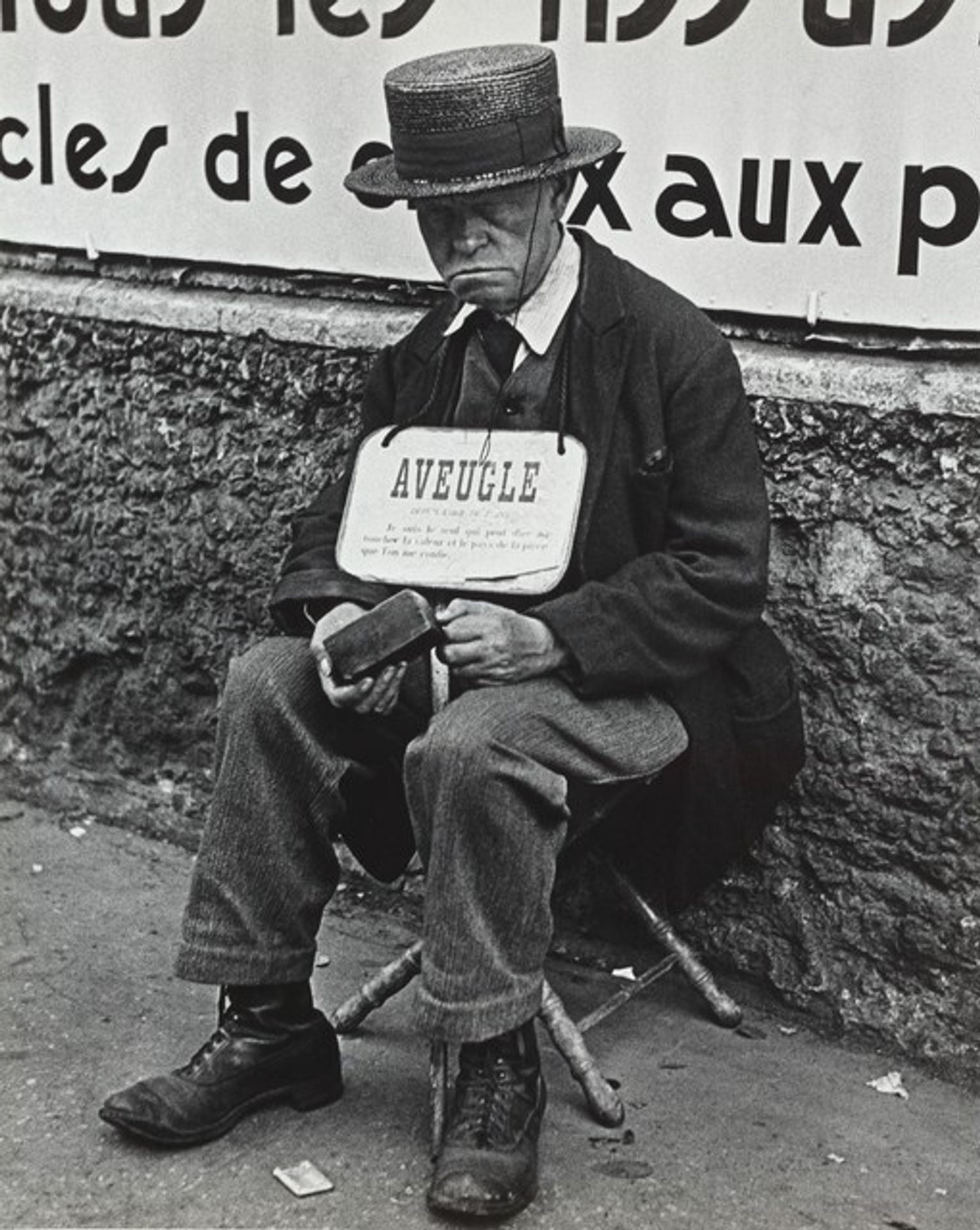 Blind Man, Paris by Lisette Model