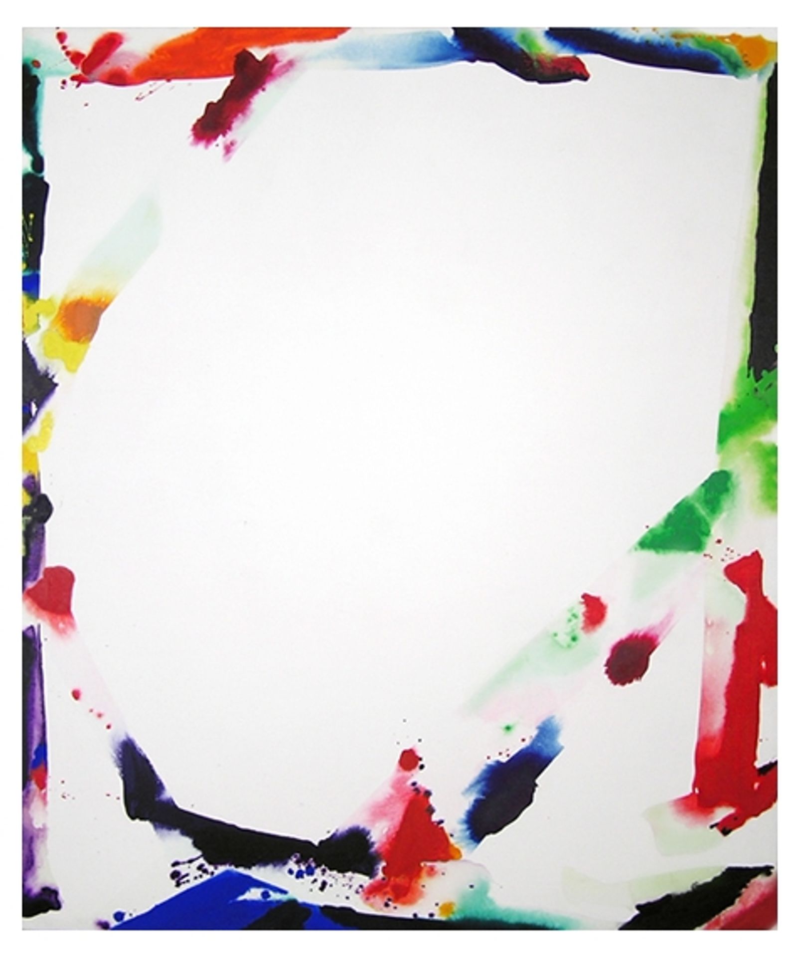Her Blue Surround (SFP71-18) by Sam Francis