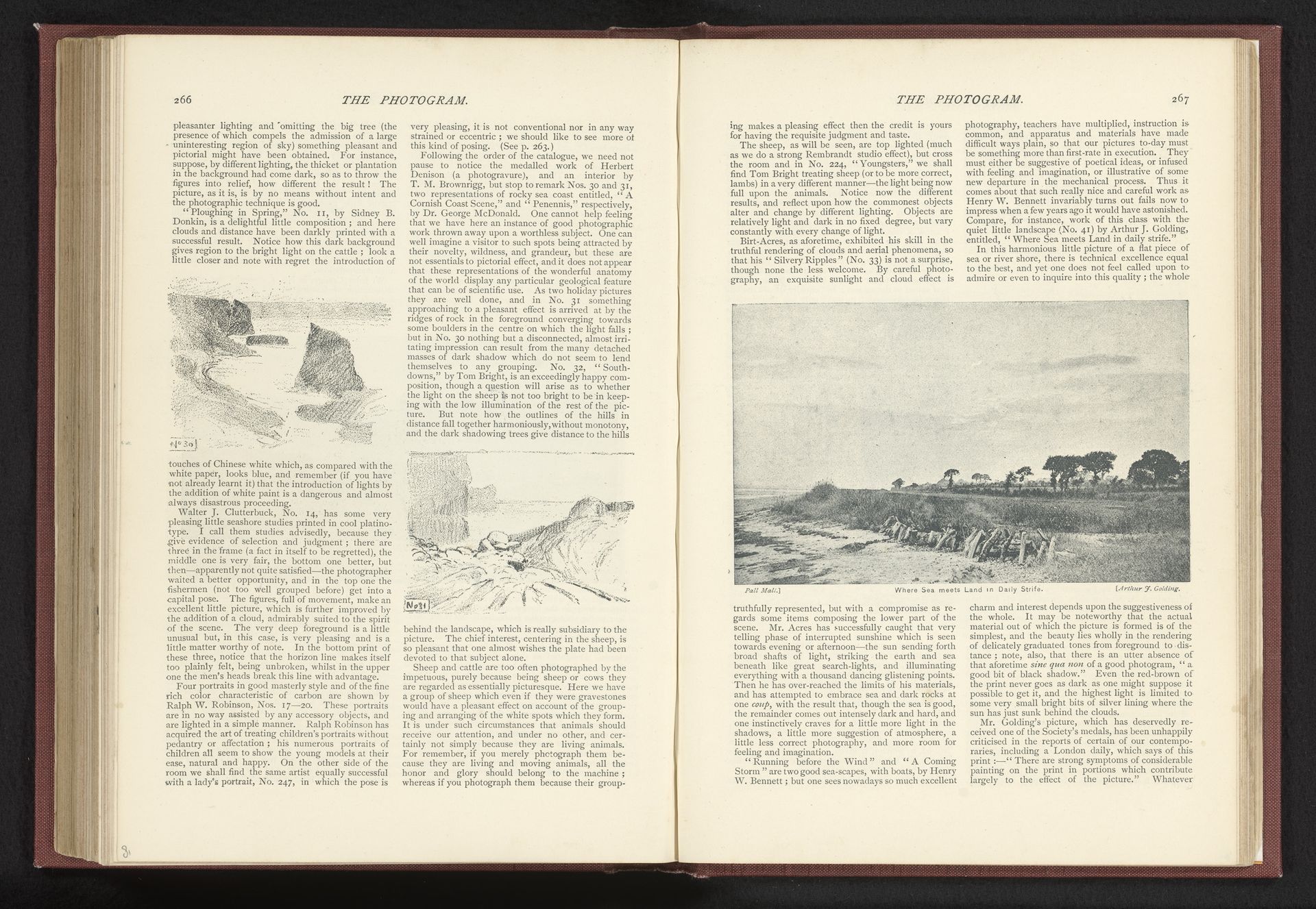 Landschap by Arthur J. Golding