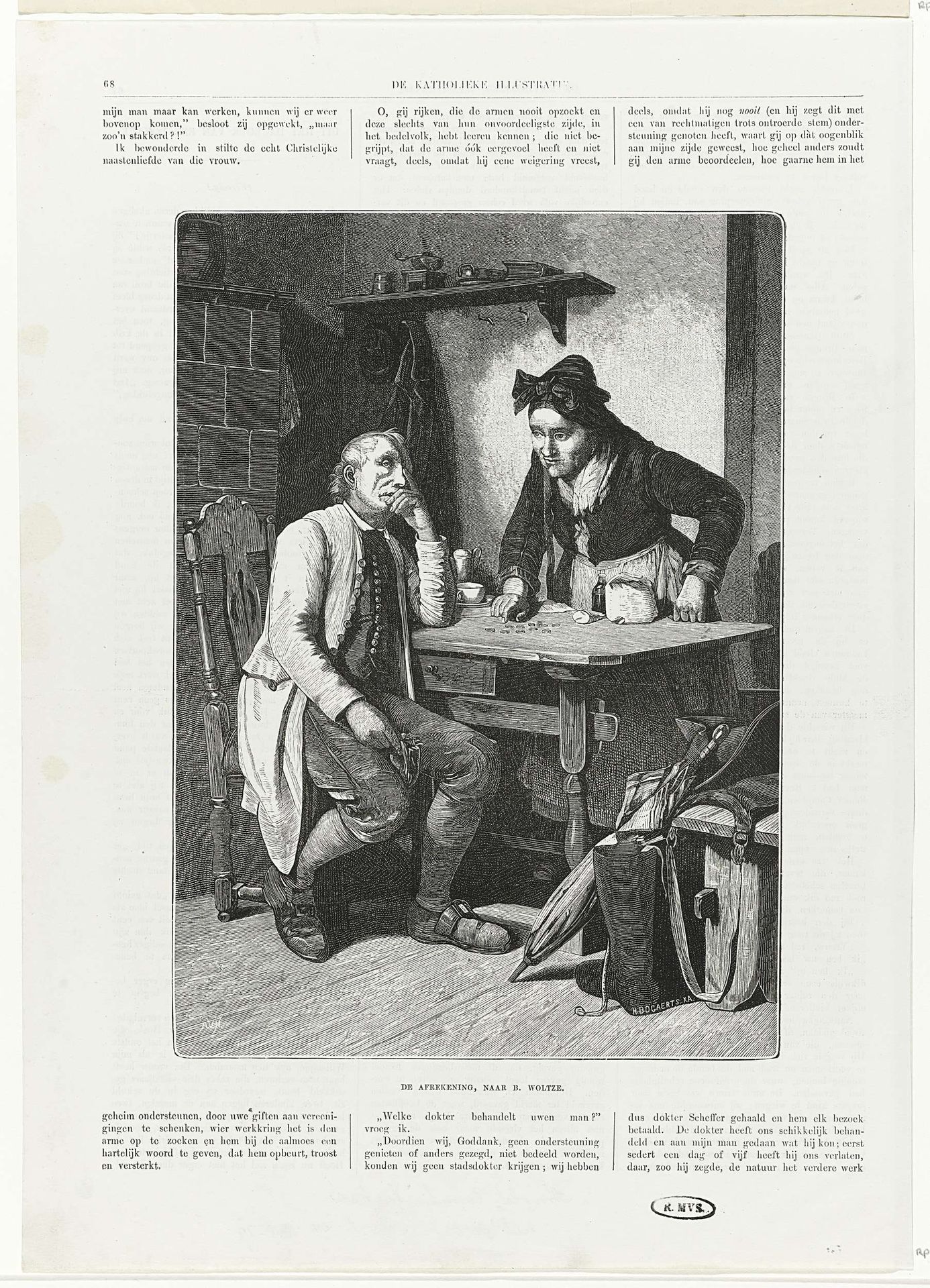 De afrekening by Arnoldus Cornelius Verhees