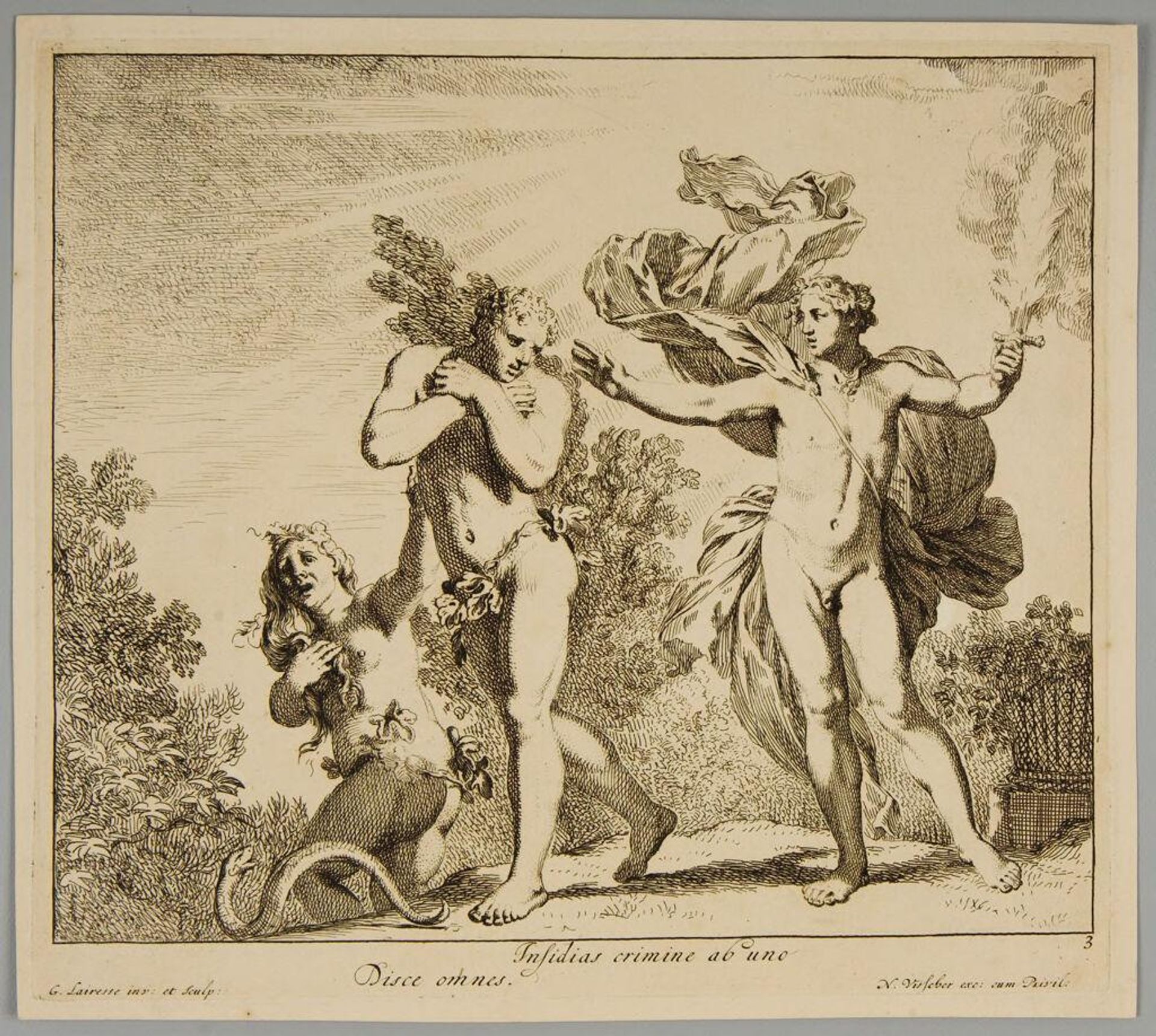 Expulsion from Paradise by GÃ©rard de Lairesse