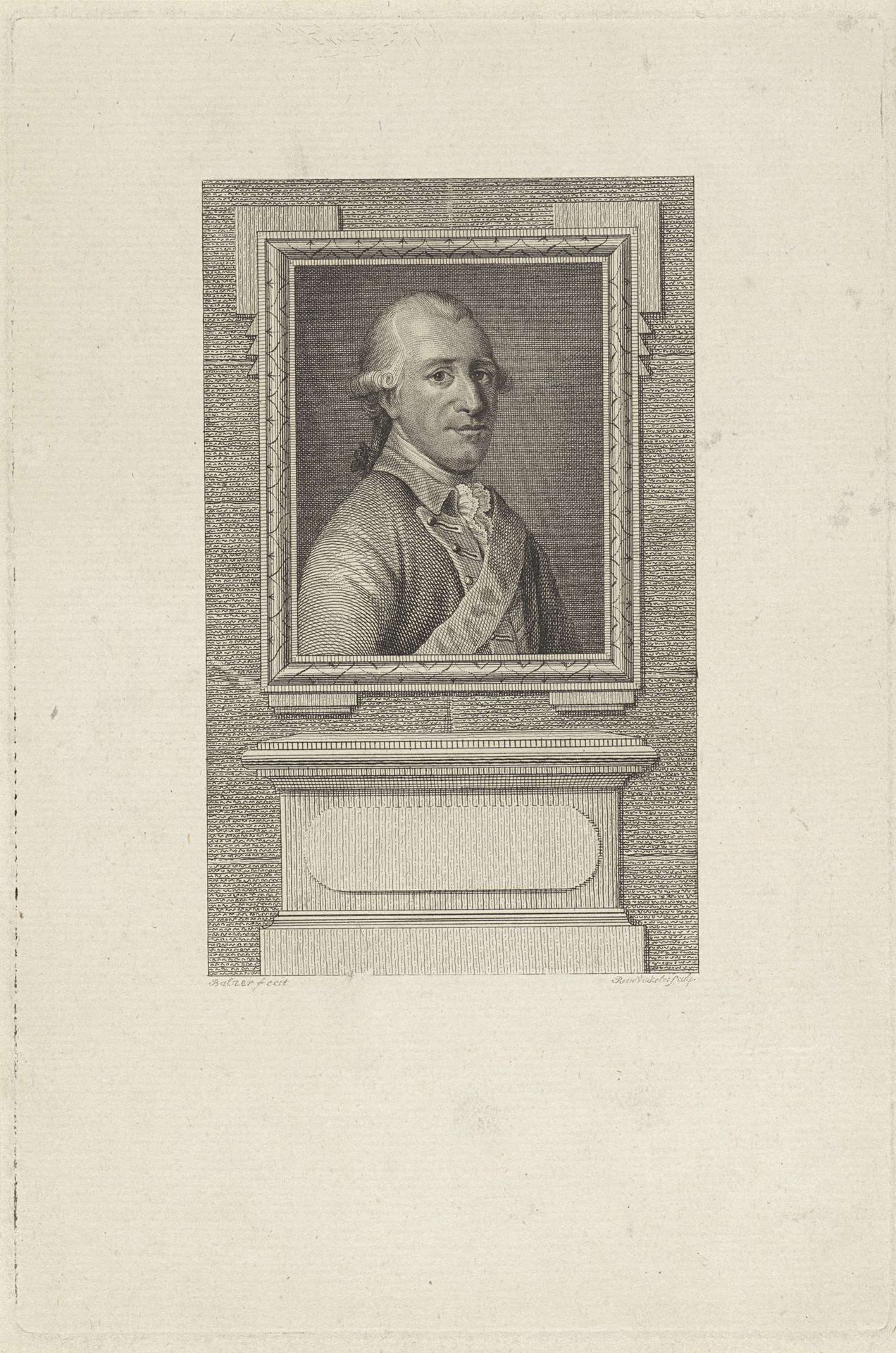 Portret van Karel Willem Ferdinand hertog van Brunswijk-Wolfenbüttel by Reinier Vinkeles