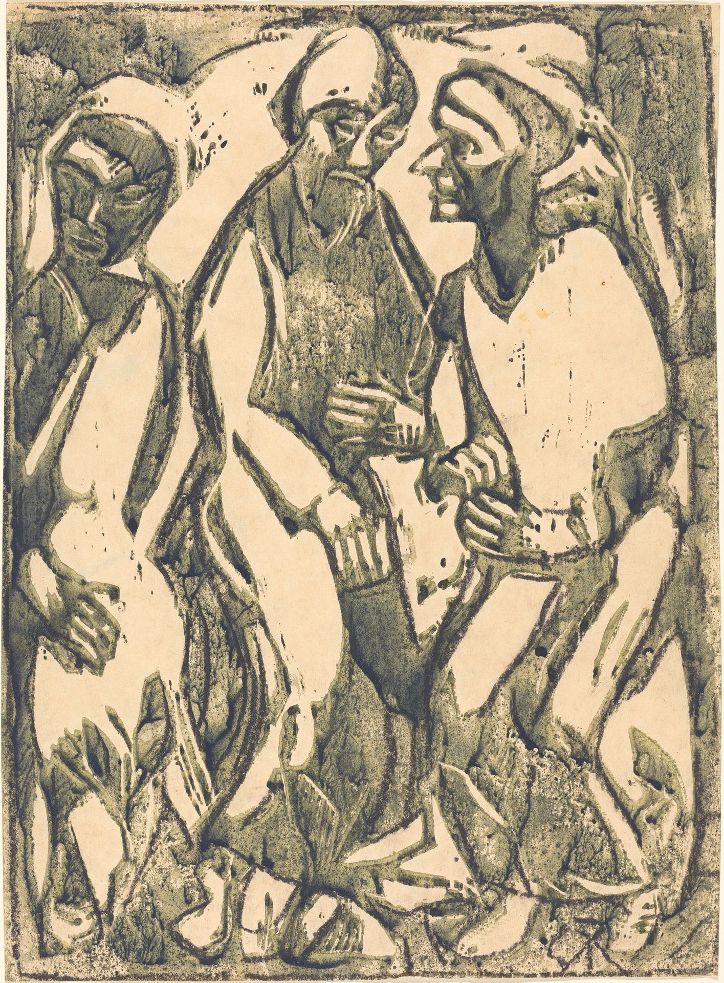 Deliberation (Beratung) by Christian Rohlfs