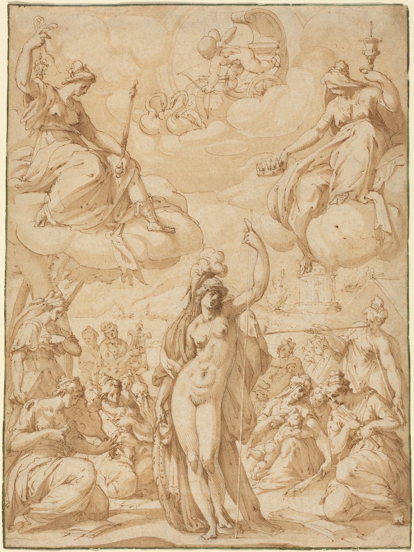 Allegory of Minerva as the Head of the Muses by Hans Speckaert