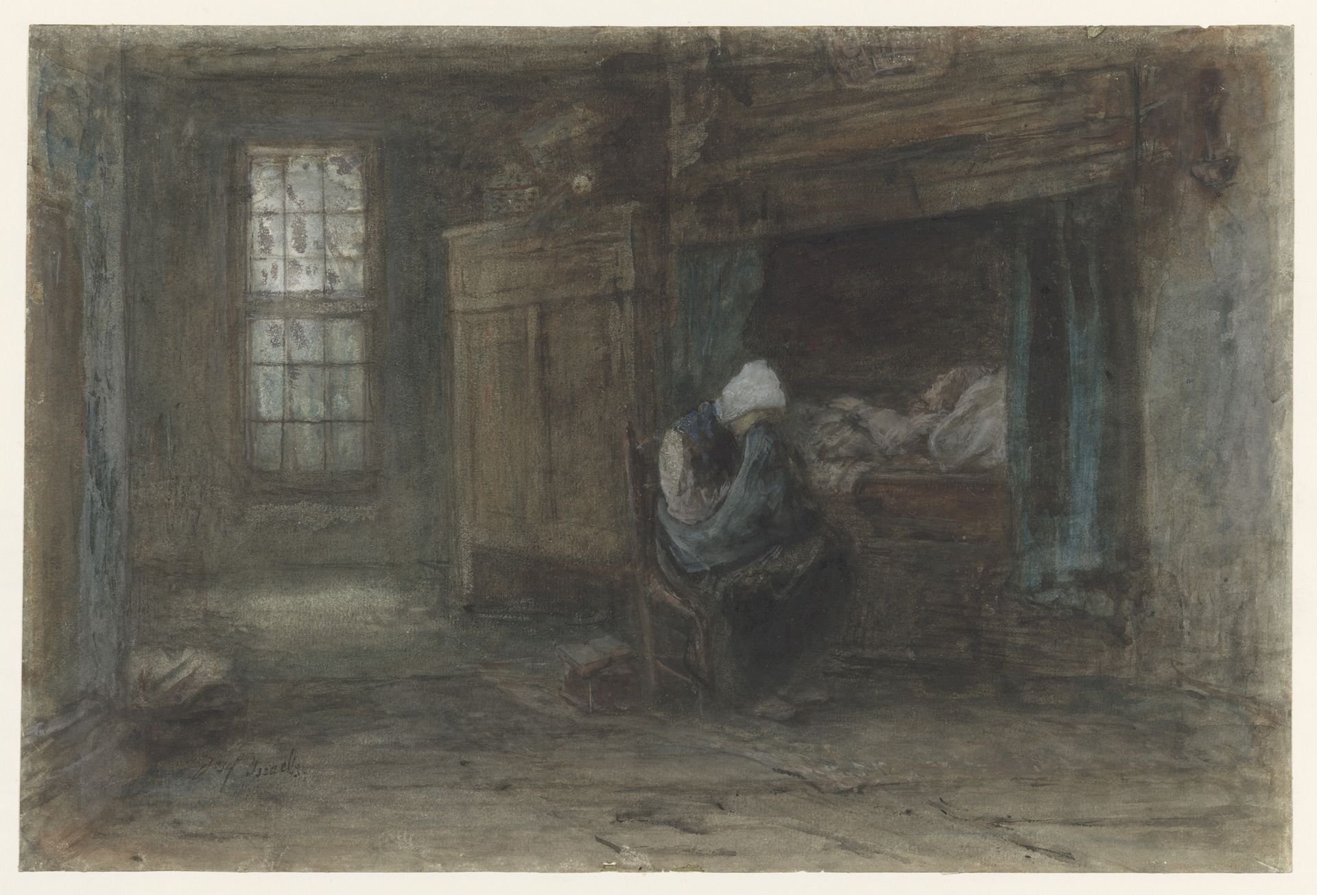 Alleen op de wereld by Jozef Israëls