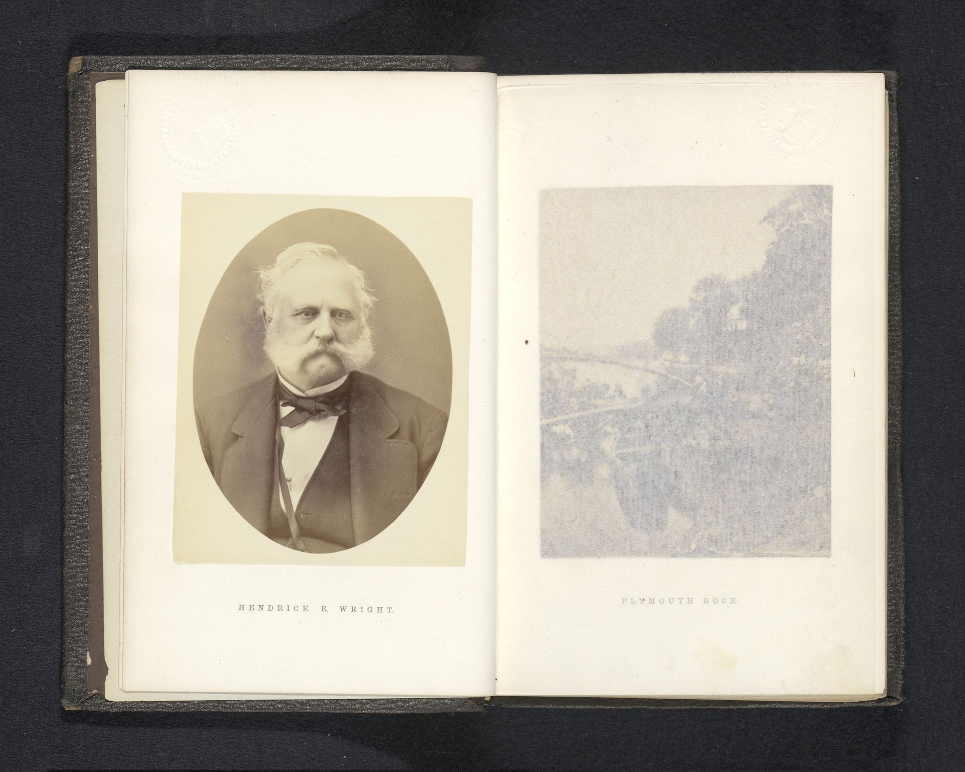 Portret van Hendrick Bradley Wright by William H. Schurch