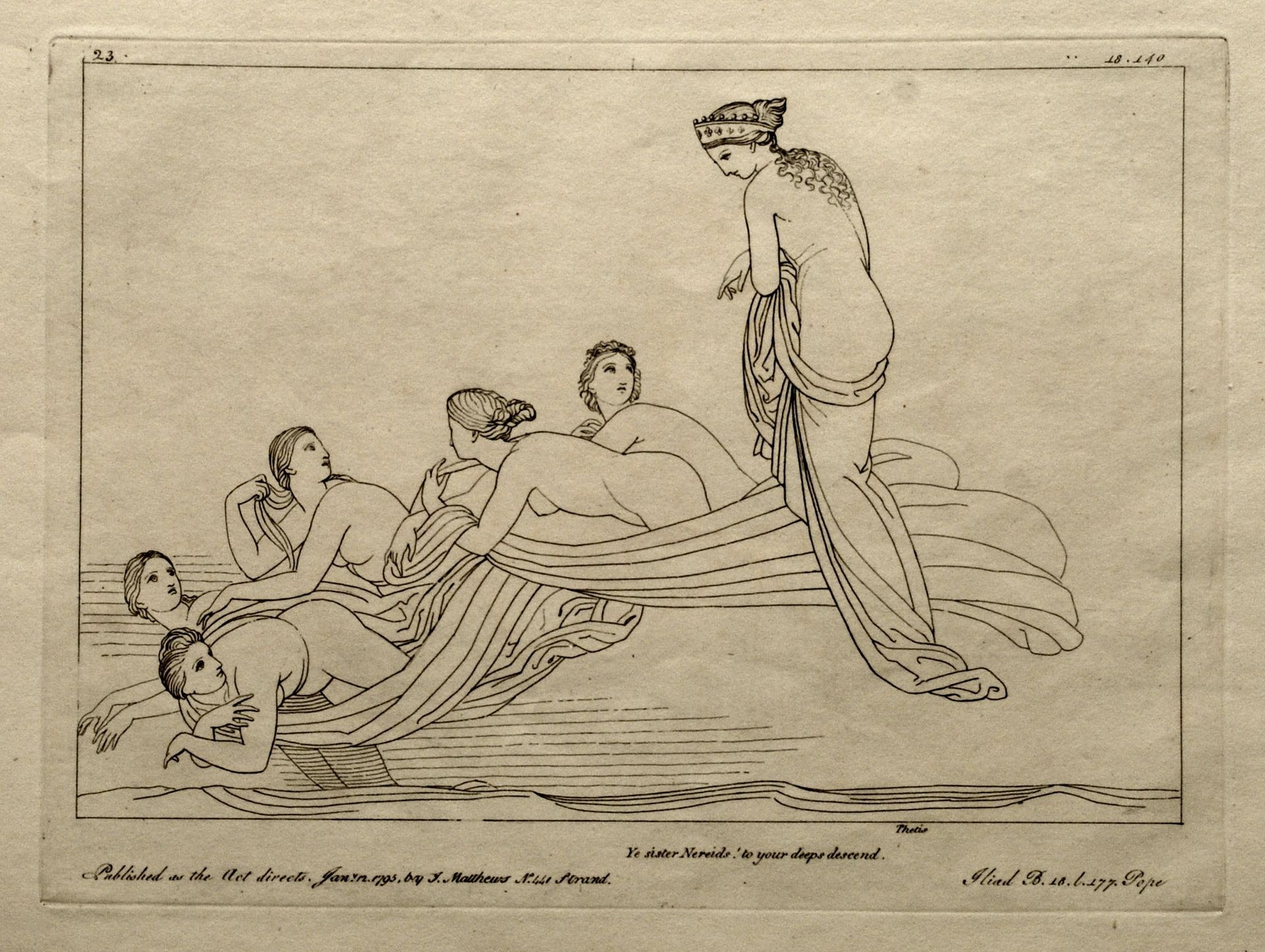 Illustration to the Iliad by John Flaxman