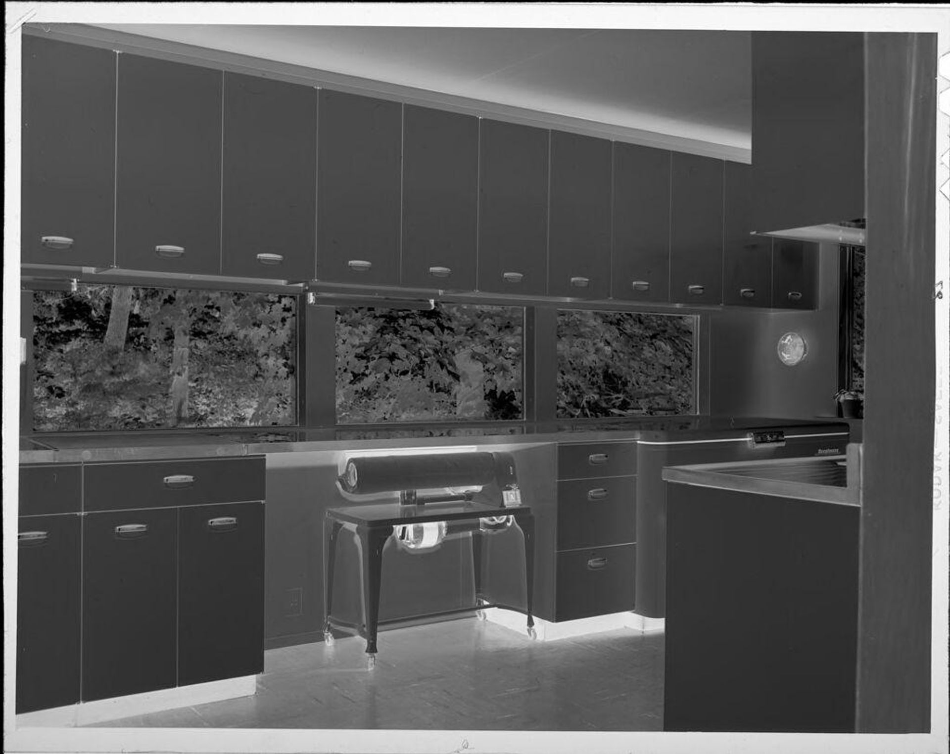 Untitled (empty kitchen) by Lucian and Mary Brown