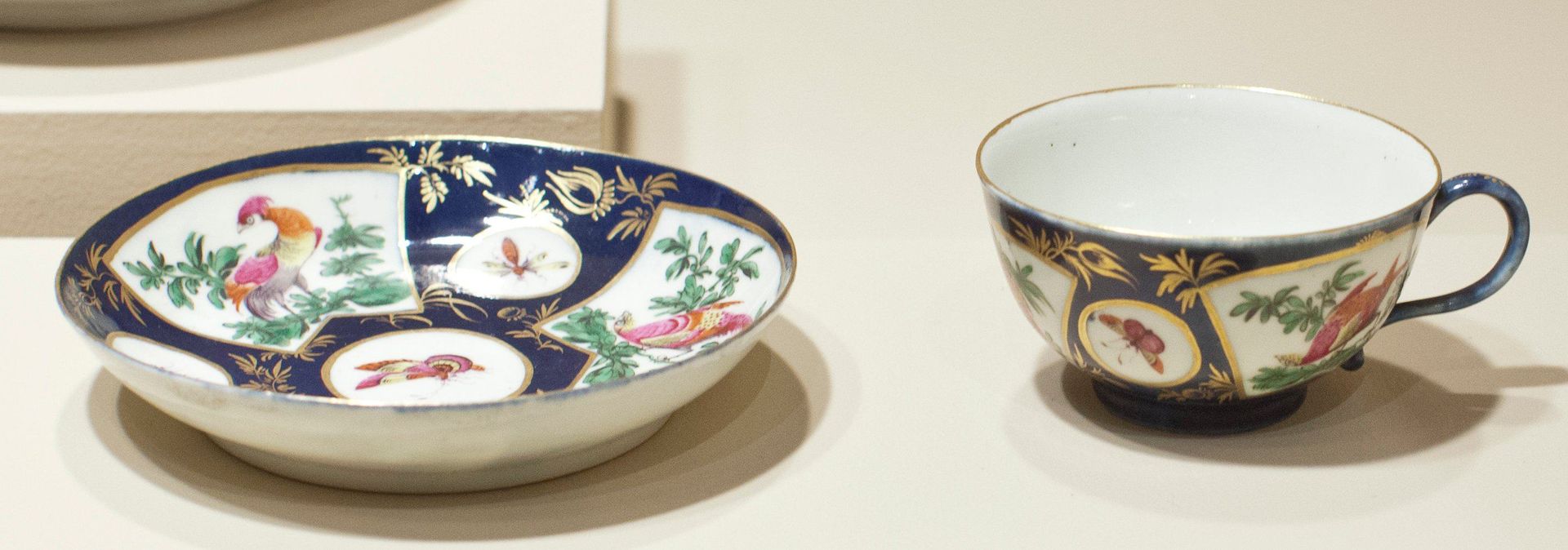 Tea Cup and Saucer by Worcester Porcelain Works (a.k.a. Royal Worcester Porcelain Company)