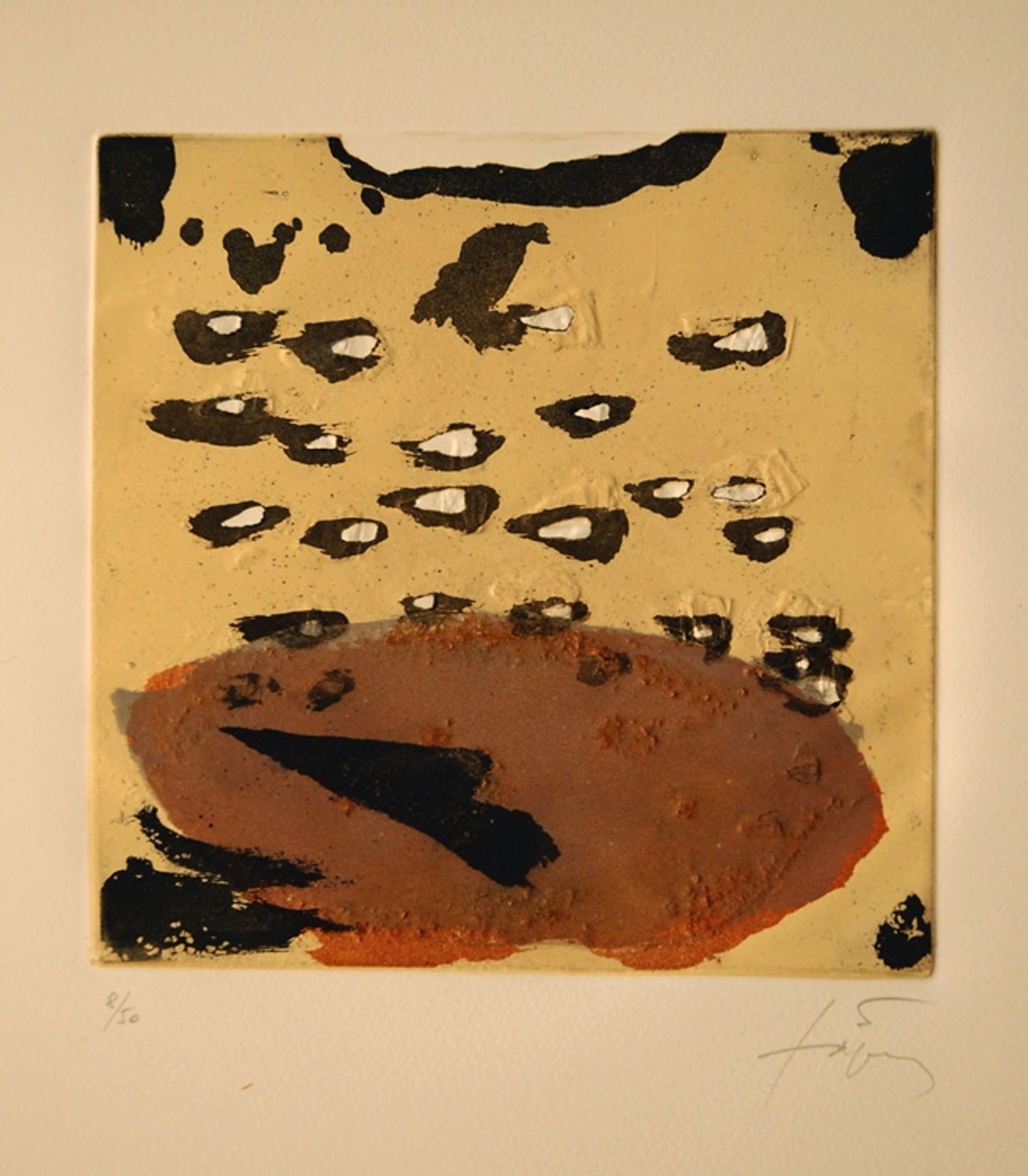 Repliquer II by Antoni Tapies