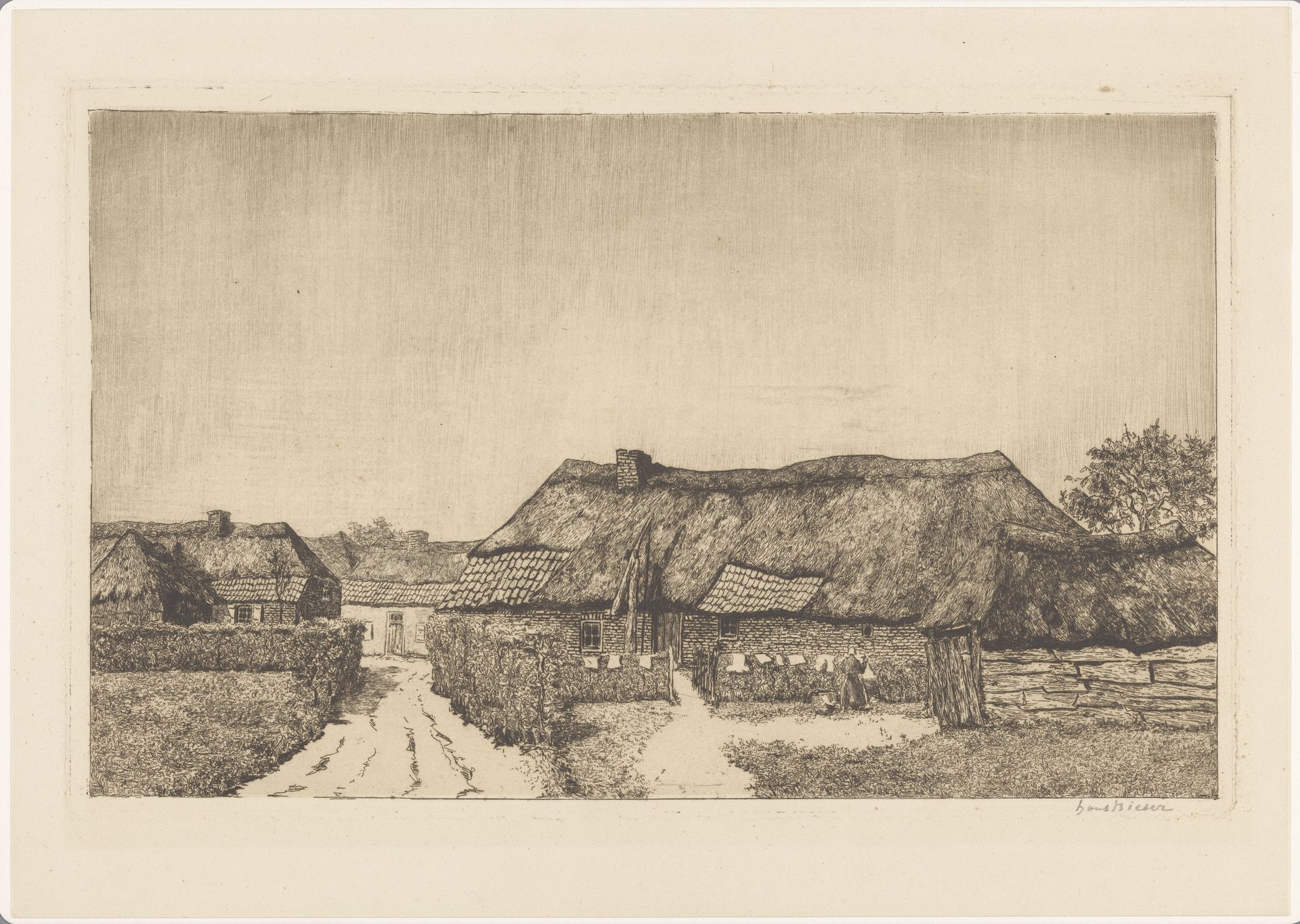 Boerderij met rieten dak by Hans Nieser
