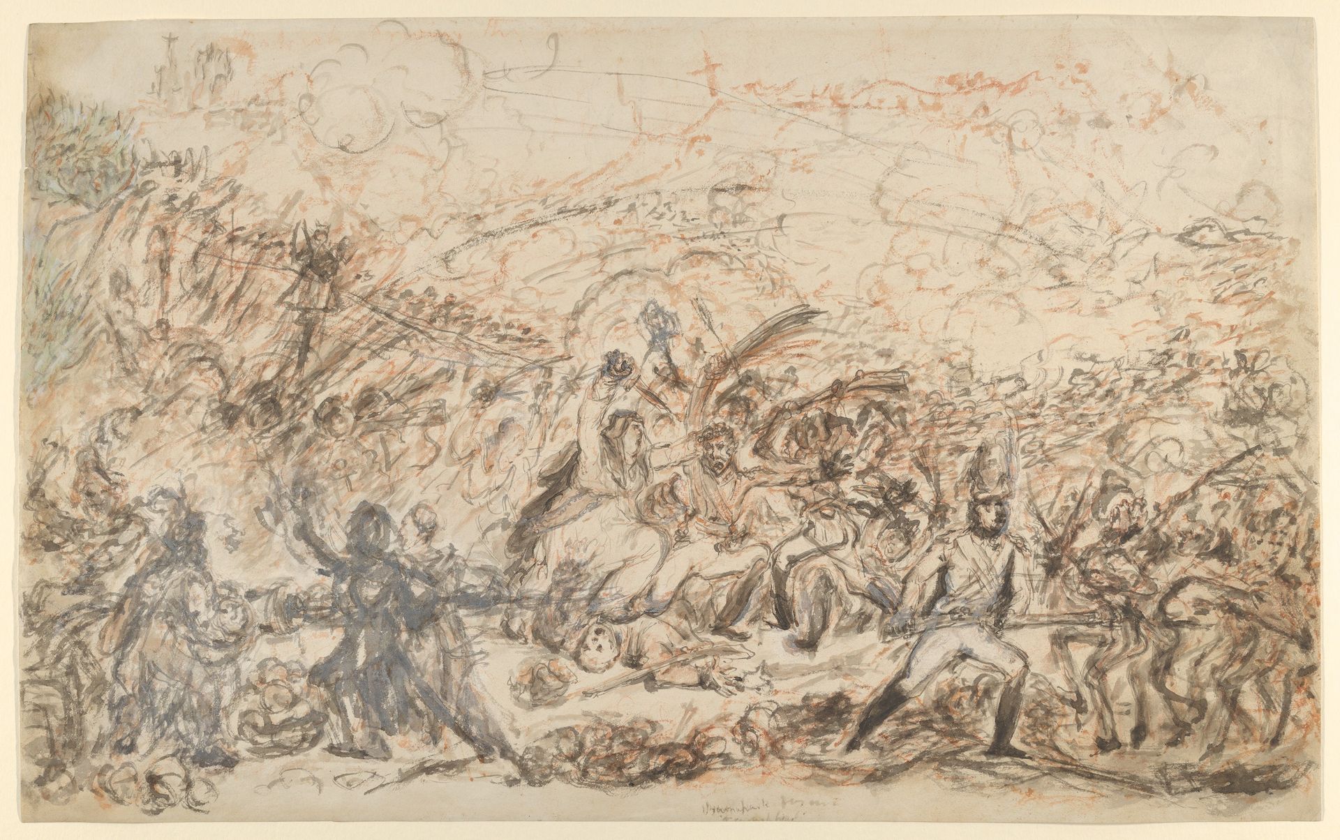 Spanish Patriots Attacking the French Banditti – Loyal Britons Lending a Lift by James Gillray