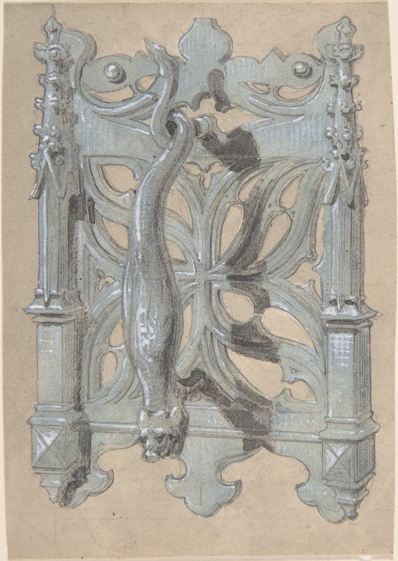 Metal Doorpull Church by Anonymous