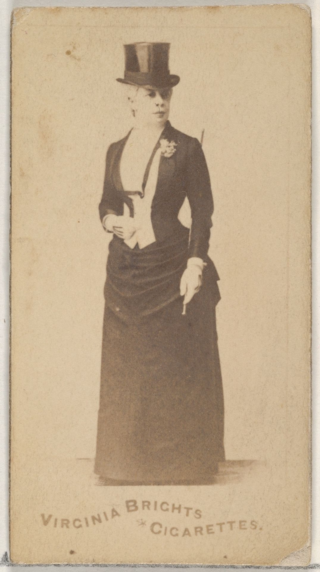 From the Actors and Actresses series (N45, Type 5) for Virginia Brights Cigarettes by Allen & Ginter