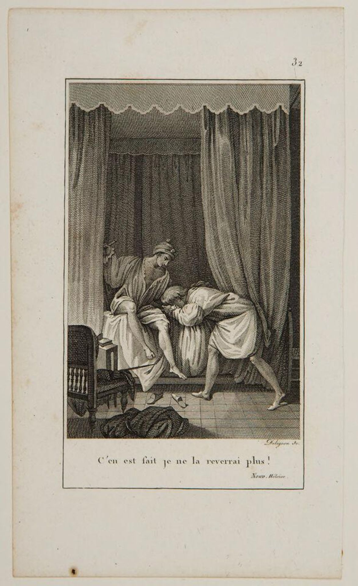 It's all over, I shall never see her again. by Jean-Louis Delignon