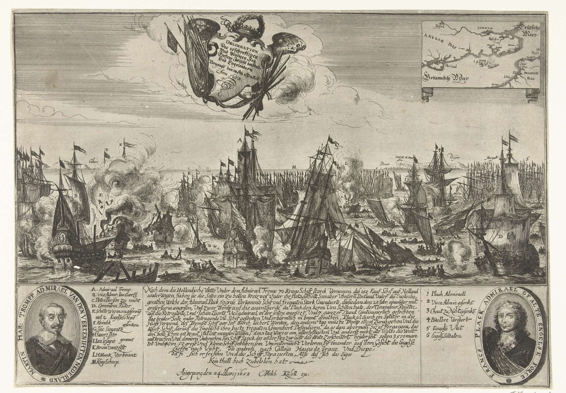 Driedaagse Zeeslag, 1653 by Anonymous