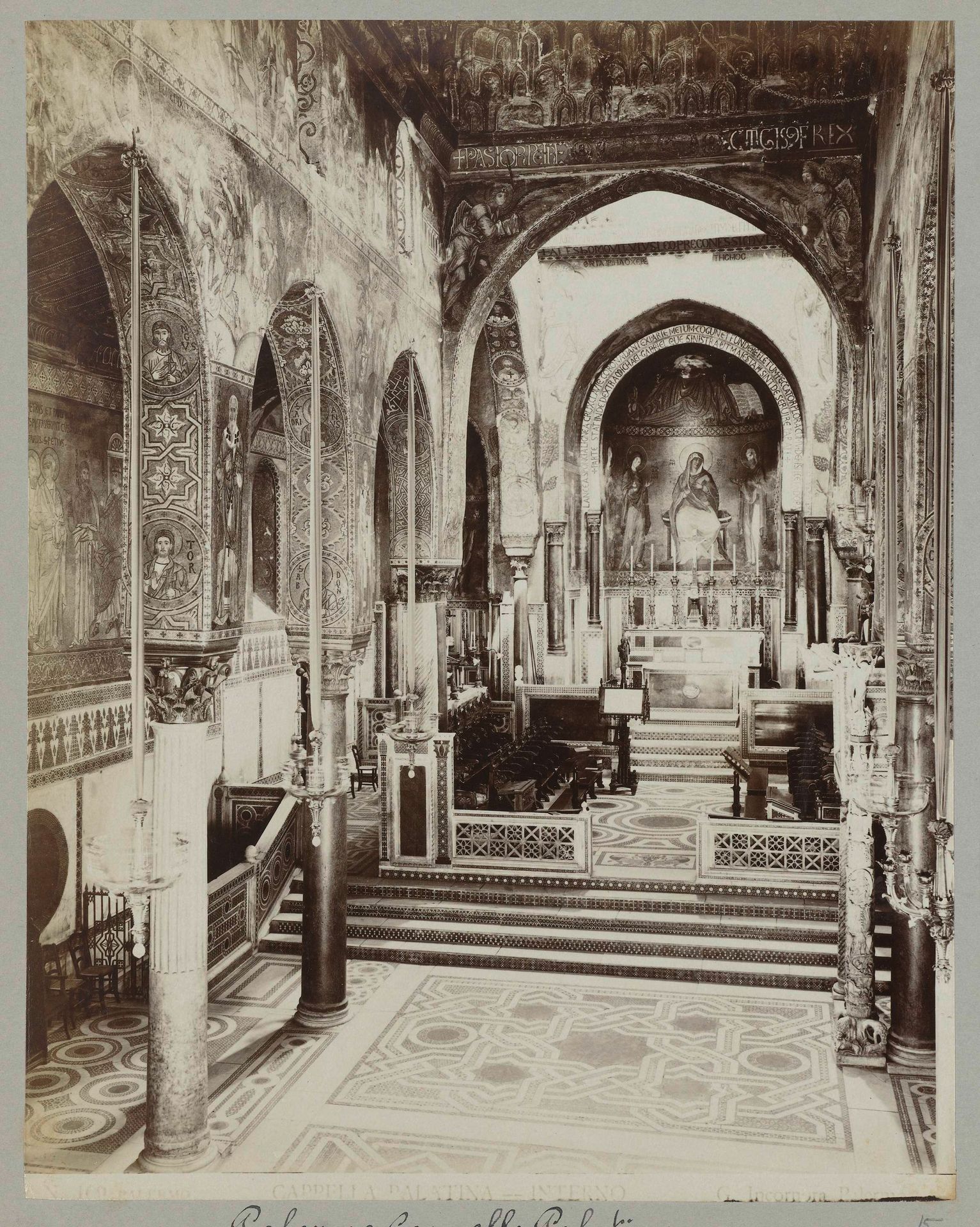 N. 460 Palermo. Cappella Palatina - interno. by Giuseppe Incorpora