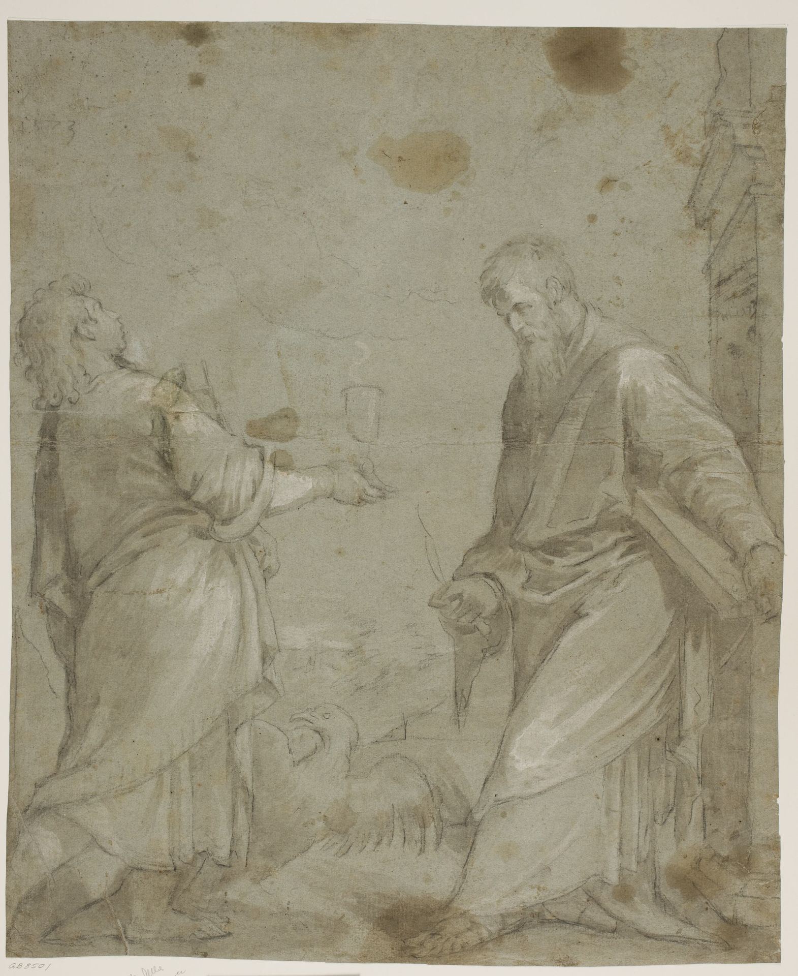 Sts John the Evangelist and Bartholomew from Jacopo Bassano’s "Cassola altarpiece" by Anonymous