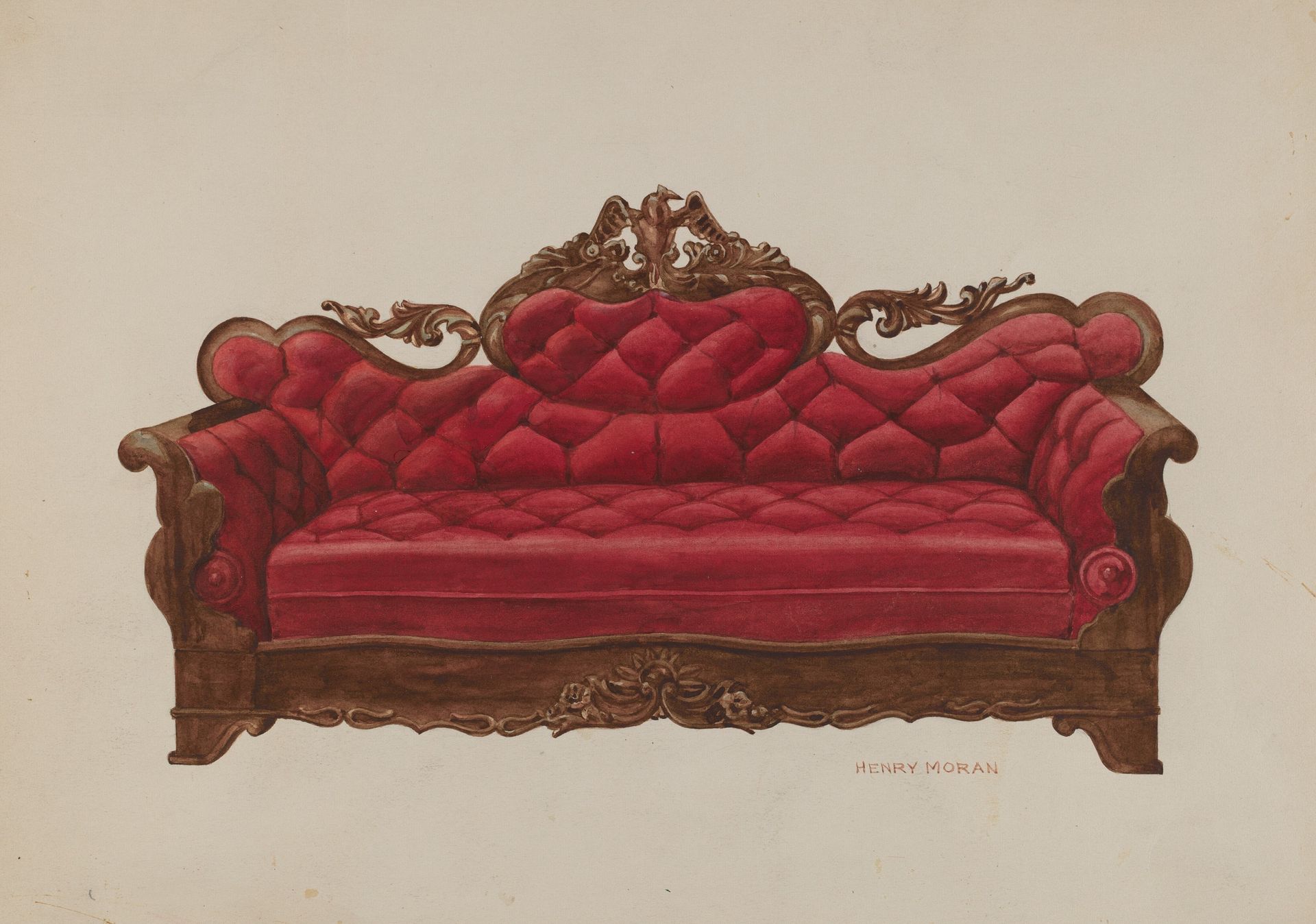 Settee (Eagle) by Henry Moran