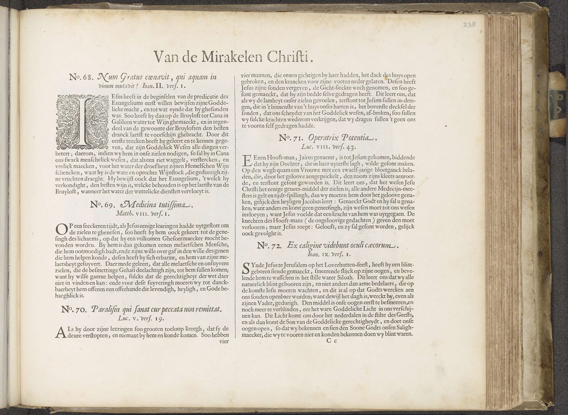 Vijf toelichtingen bij voorstellingen over de wonderen van Christus by Jan Philipsz Schabaelje