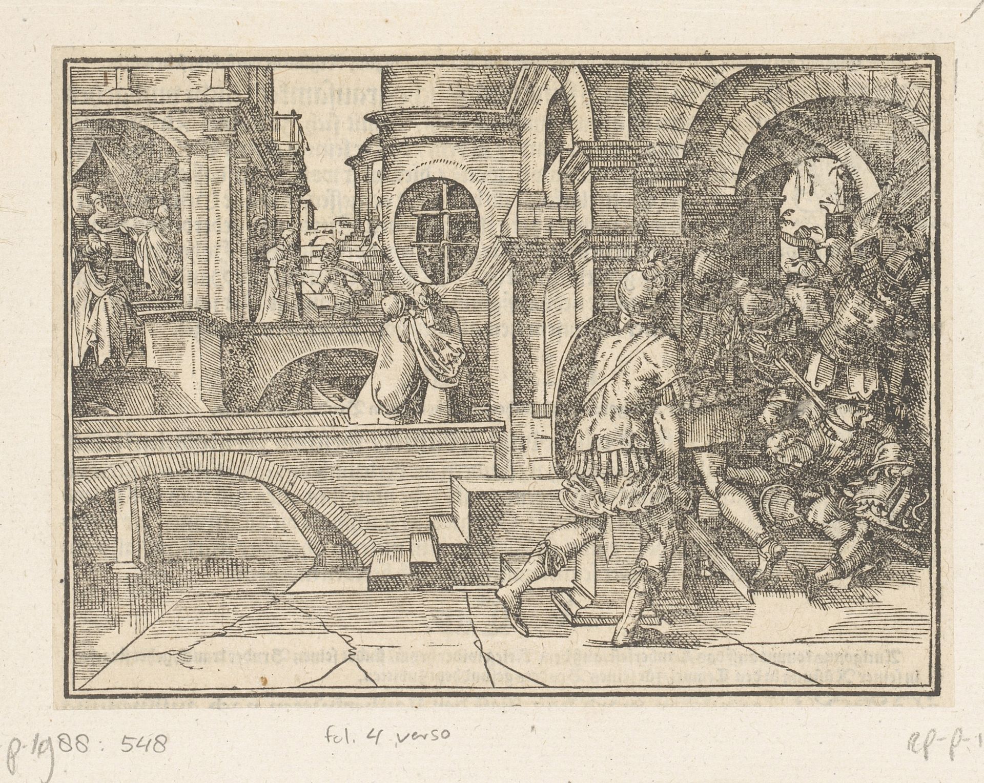 Antigonus gedood door de wacht by Anonymous