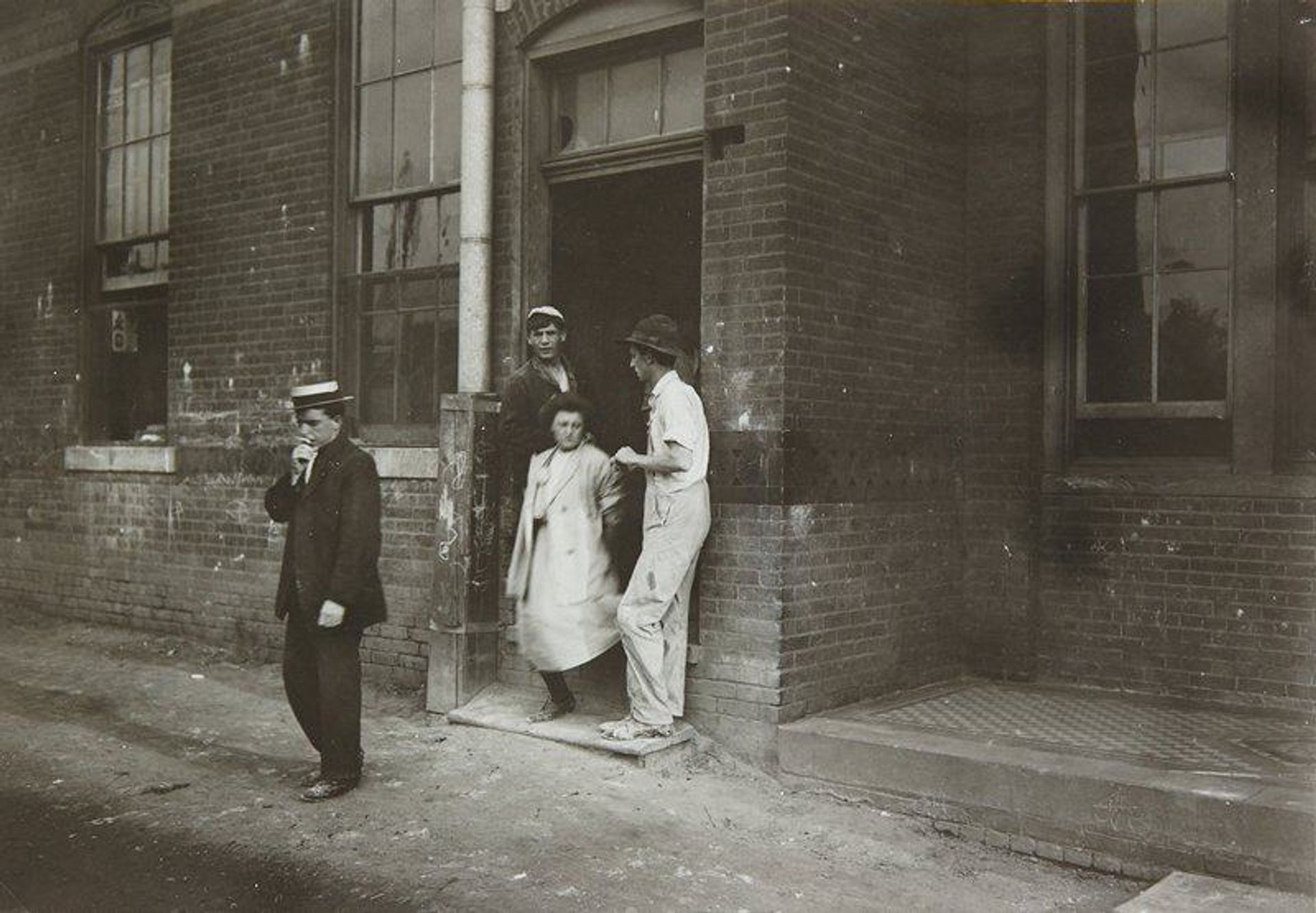Girls Going Home from Indianapolis Tile Works by Lewis Hine