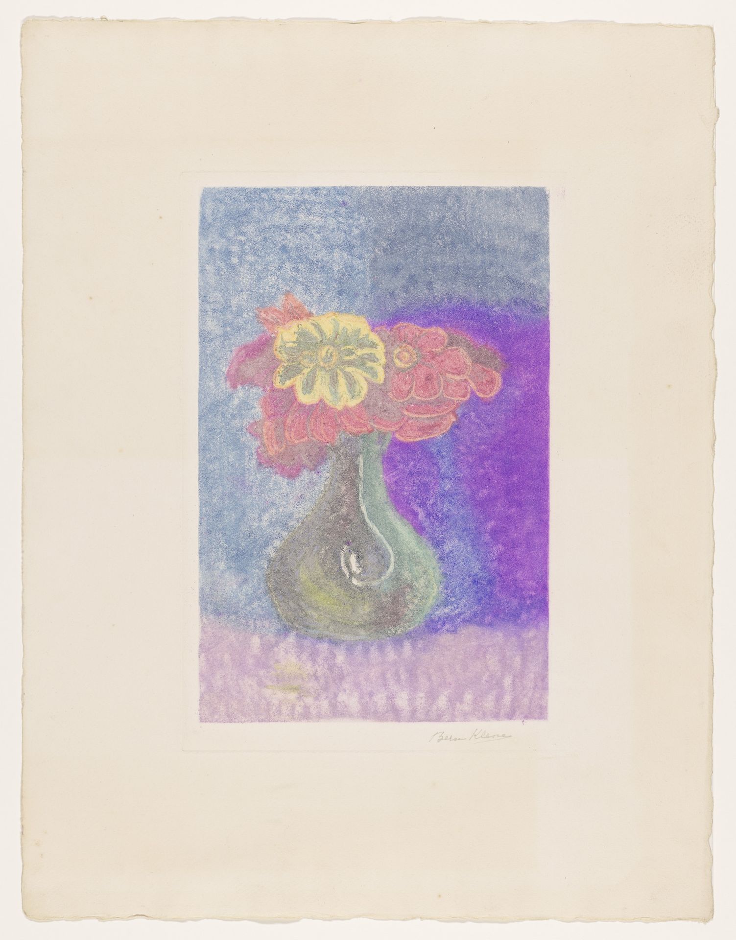 Vaas met bloemen by Bernard Klene