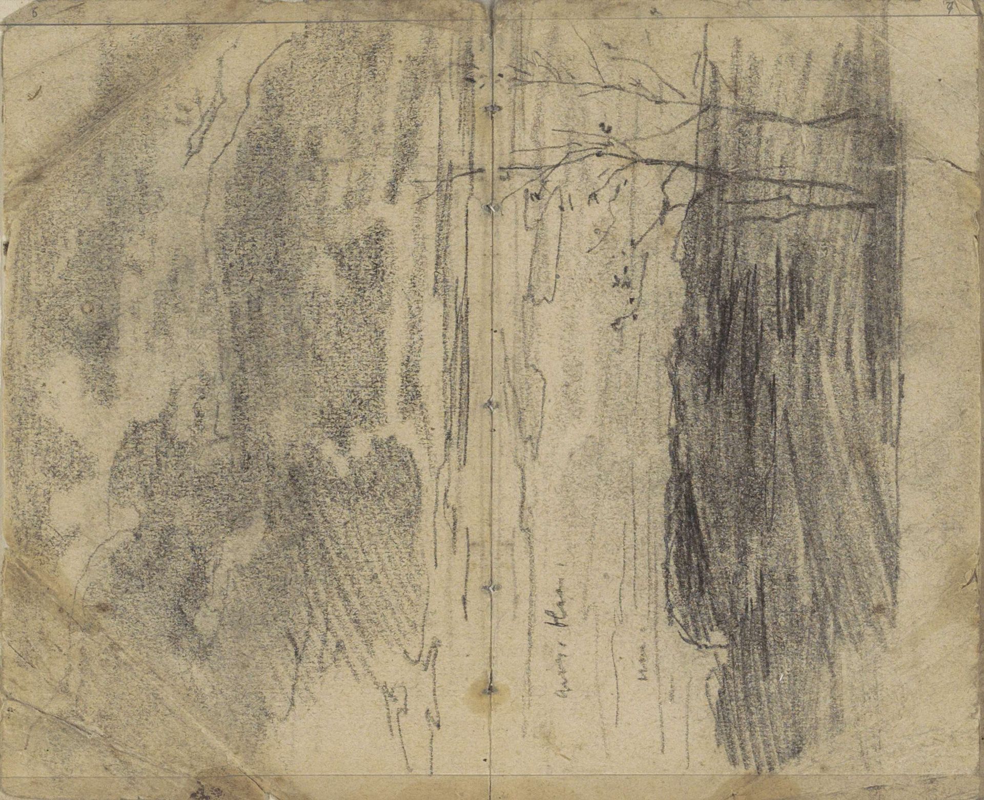 Landschap by George Hendrik Breitner